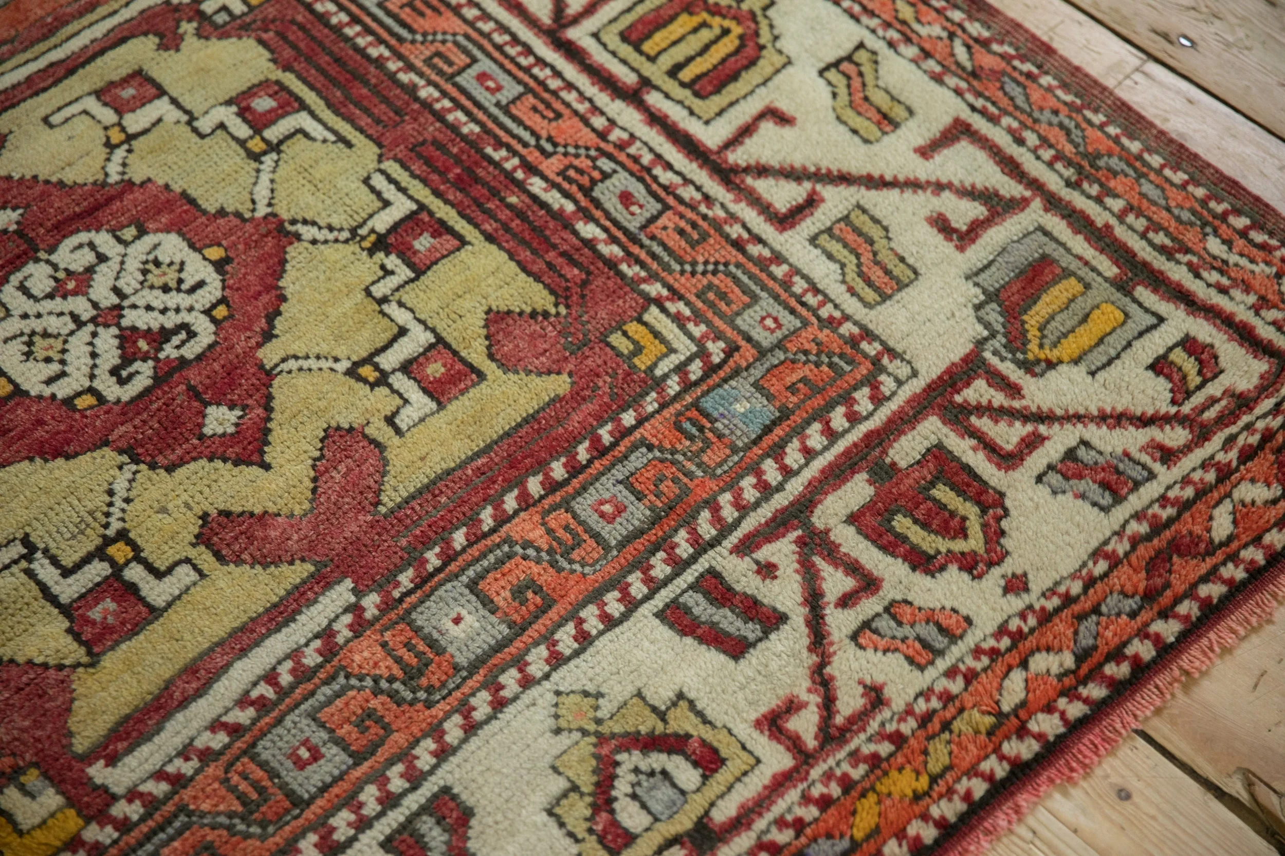 5.5x6.5 Vintage Oushak Carpet - Image 5