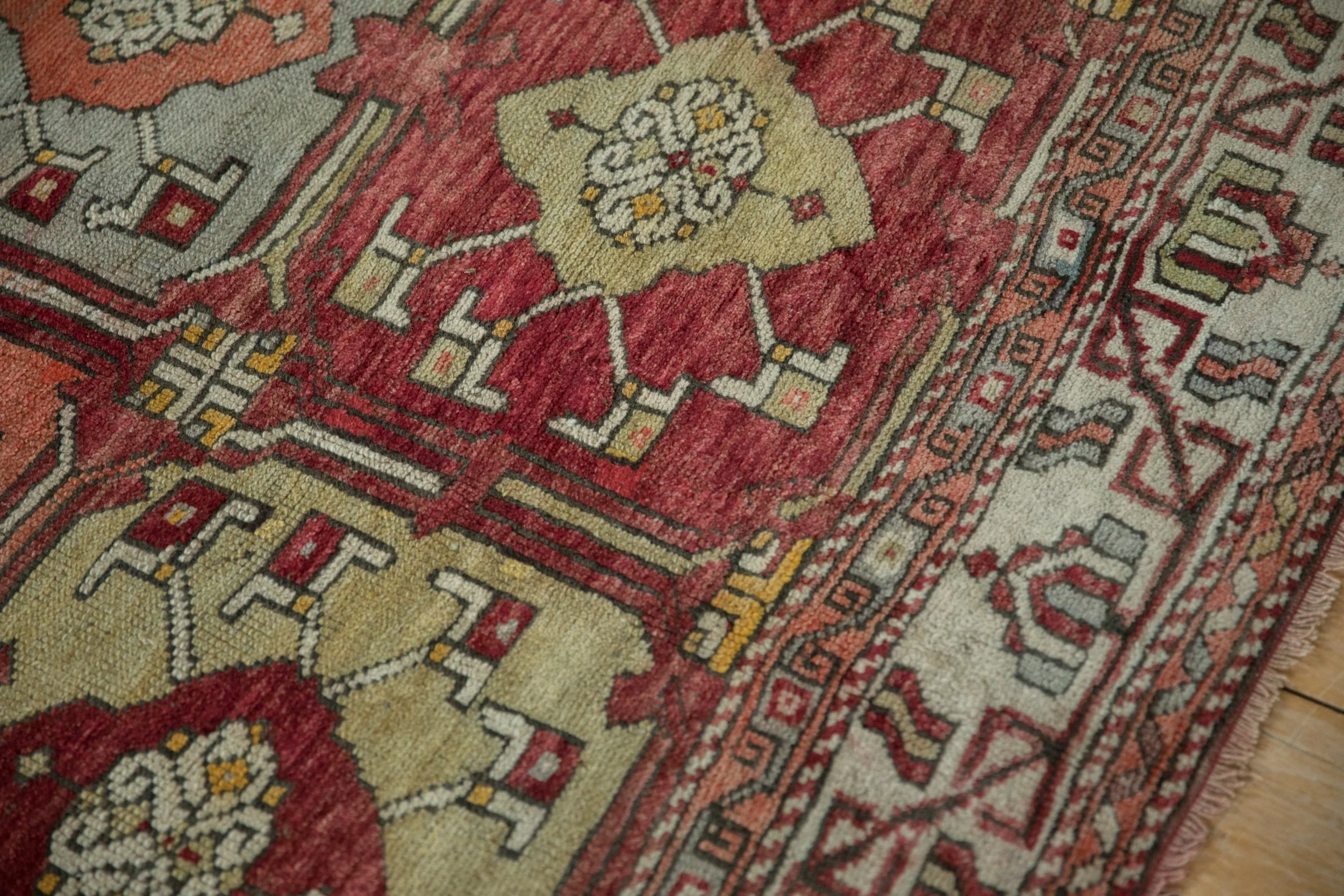 5.5x6.5 Vintage Oushak Carpet - Image 7