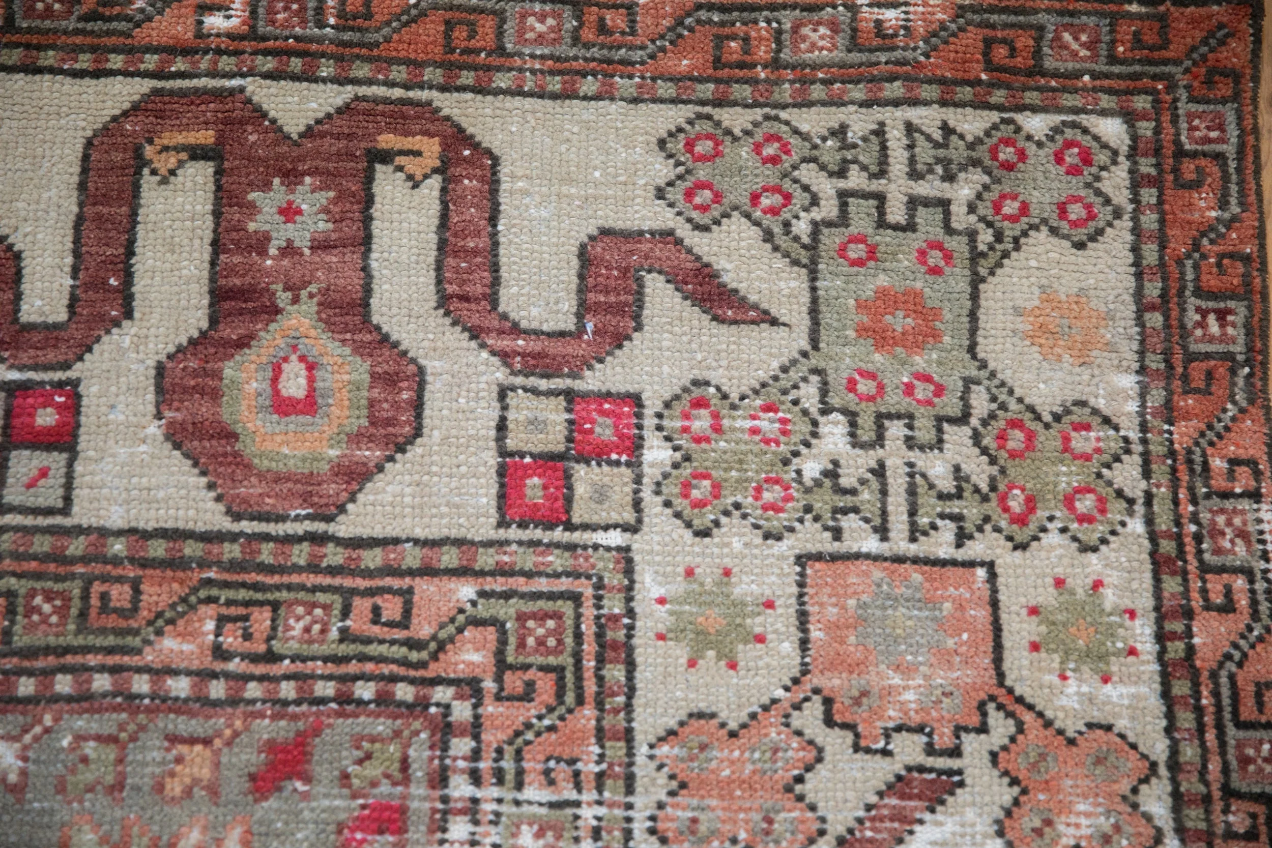 5.5x8.5 Vintage Distressed Oushak Carpet - Image 3