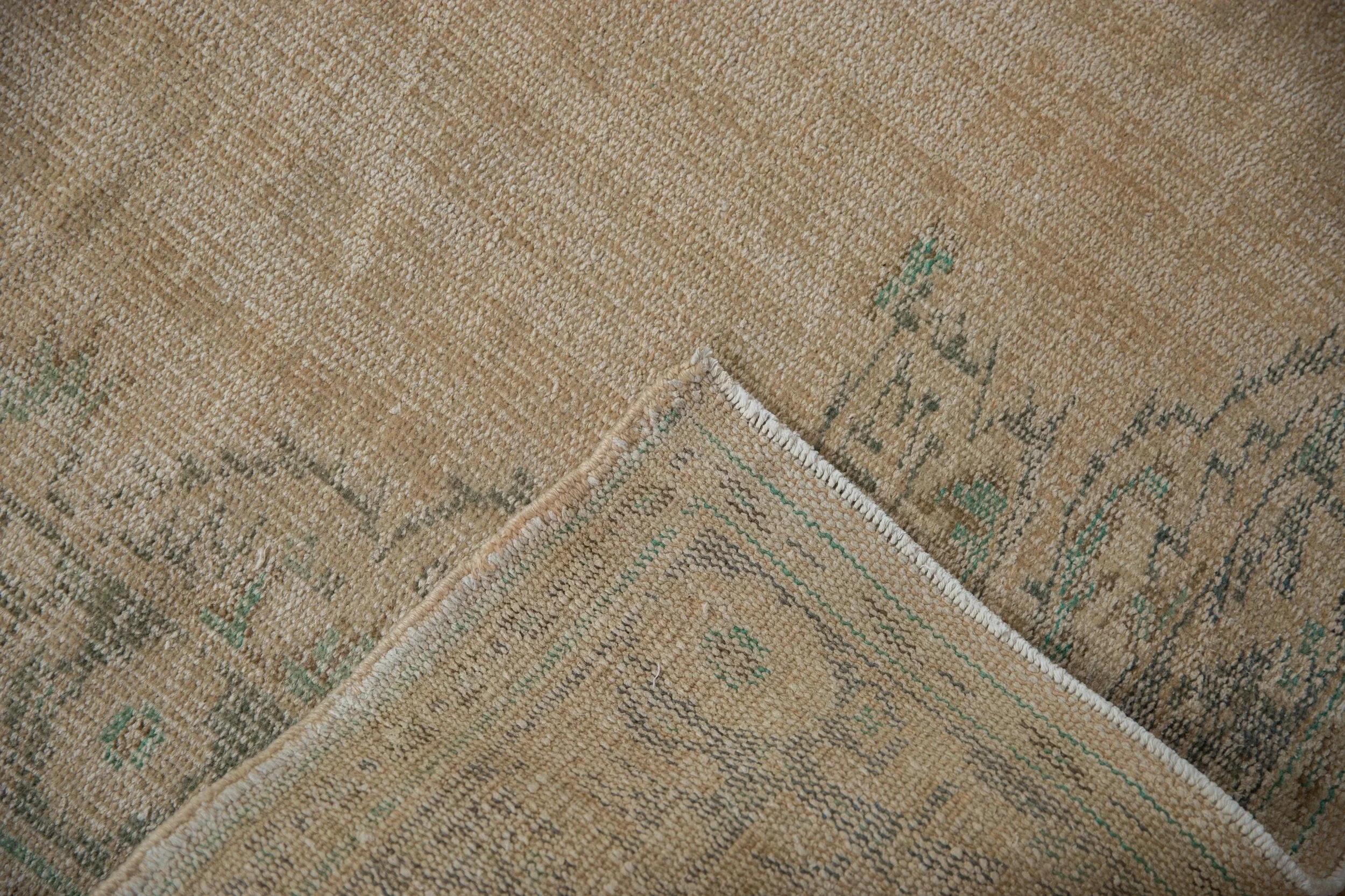 5.5x8.5 Vintage Distressed Oushak Carpet - Image 10