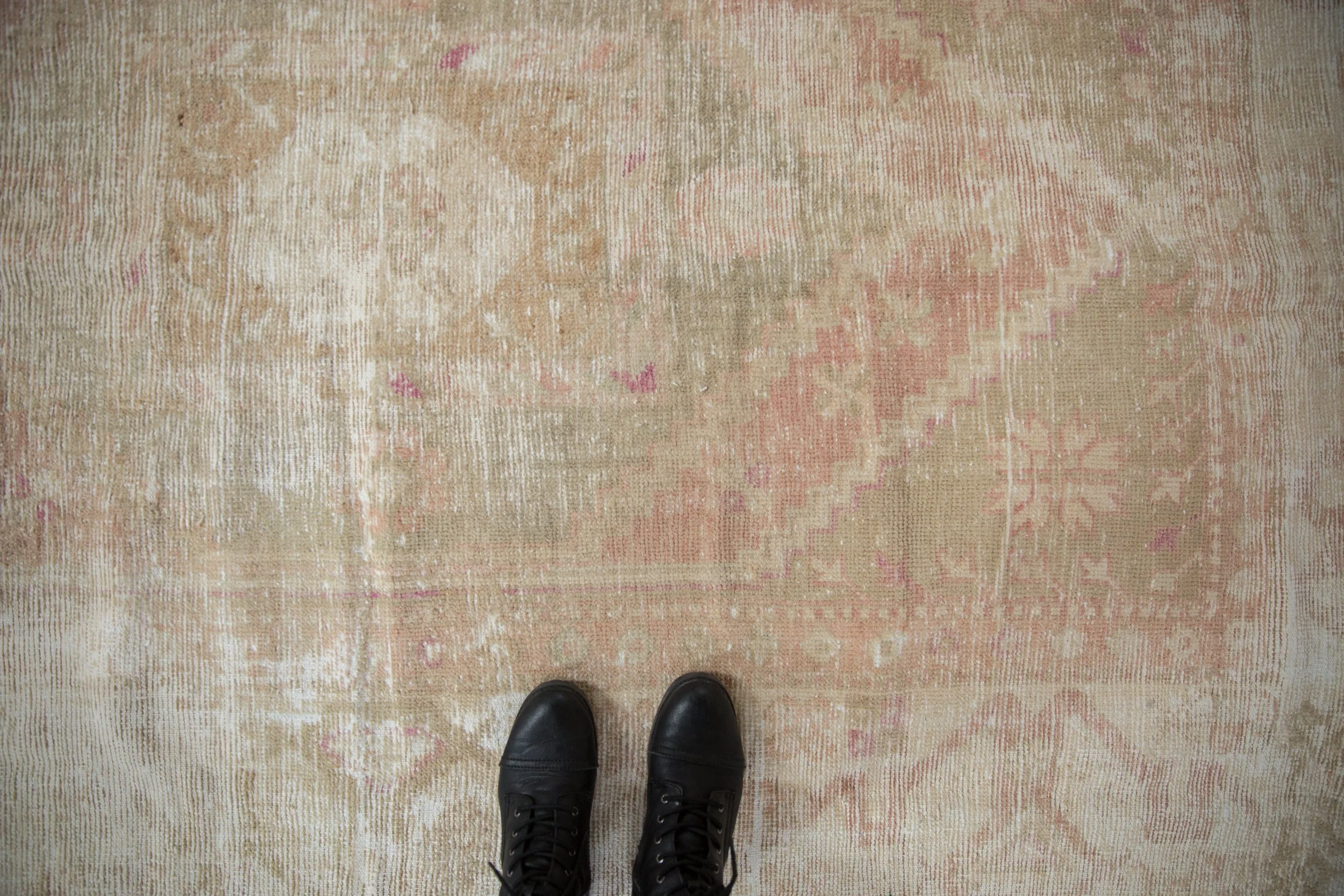 5.5x8.5 Vintage Distressed Oushak Carpet - Image 2