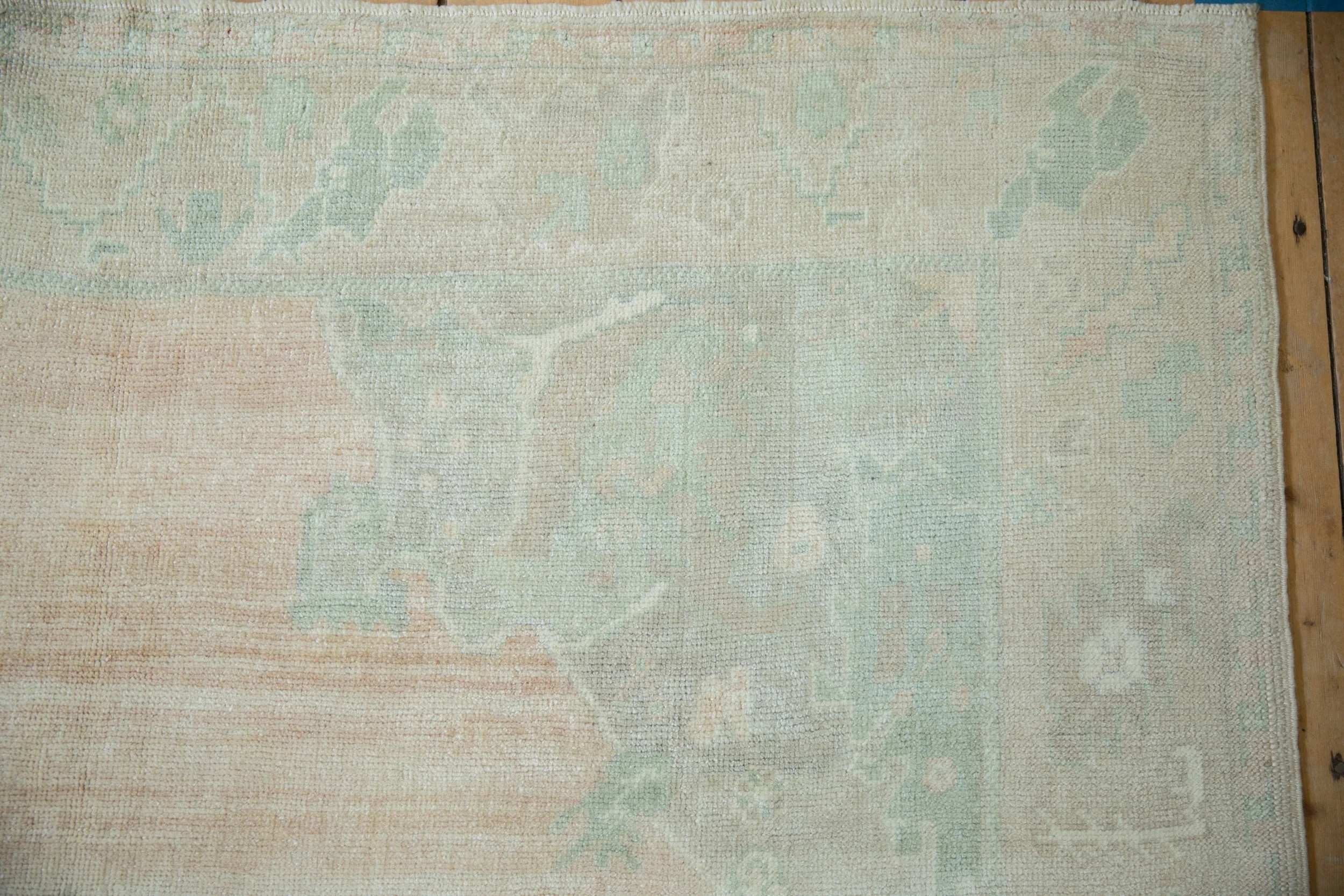 5.5x8.5 Vintage Distressed Oushak Carpet - Image 3