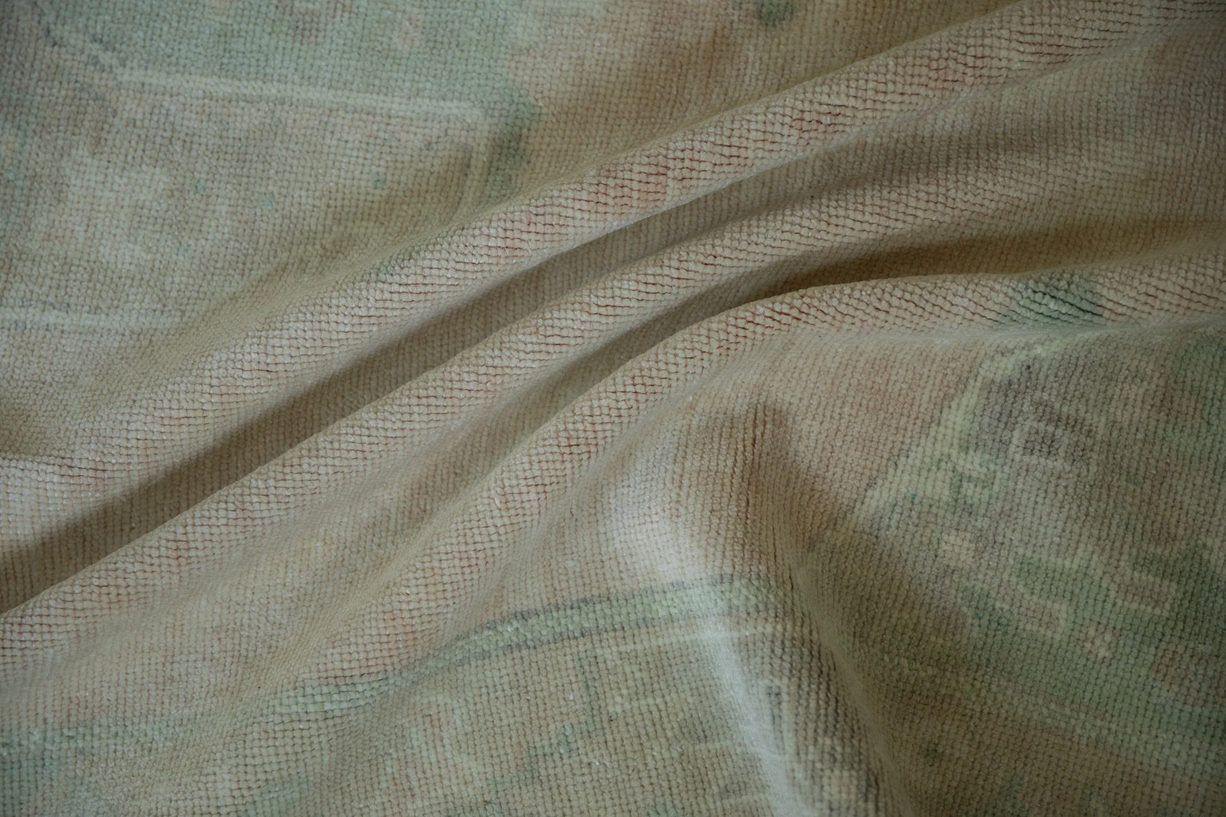 5.5x8.5 Vintage Distressed Oushak Carpet - Image 8
