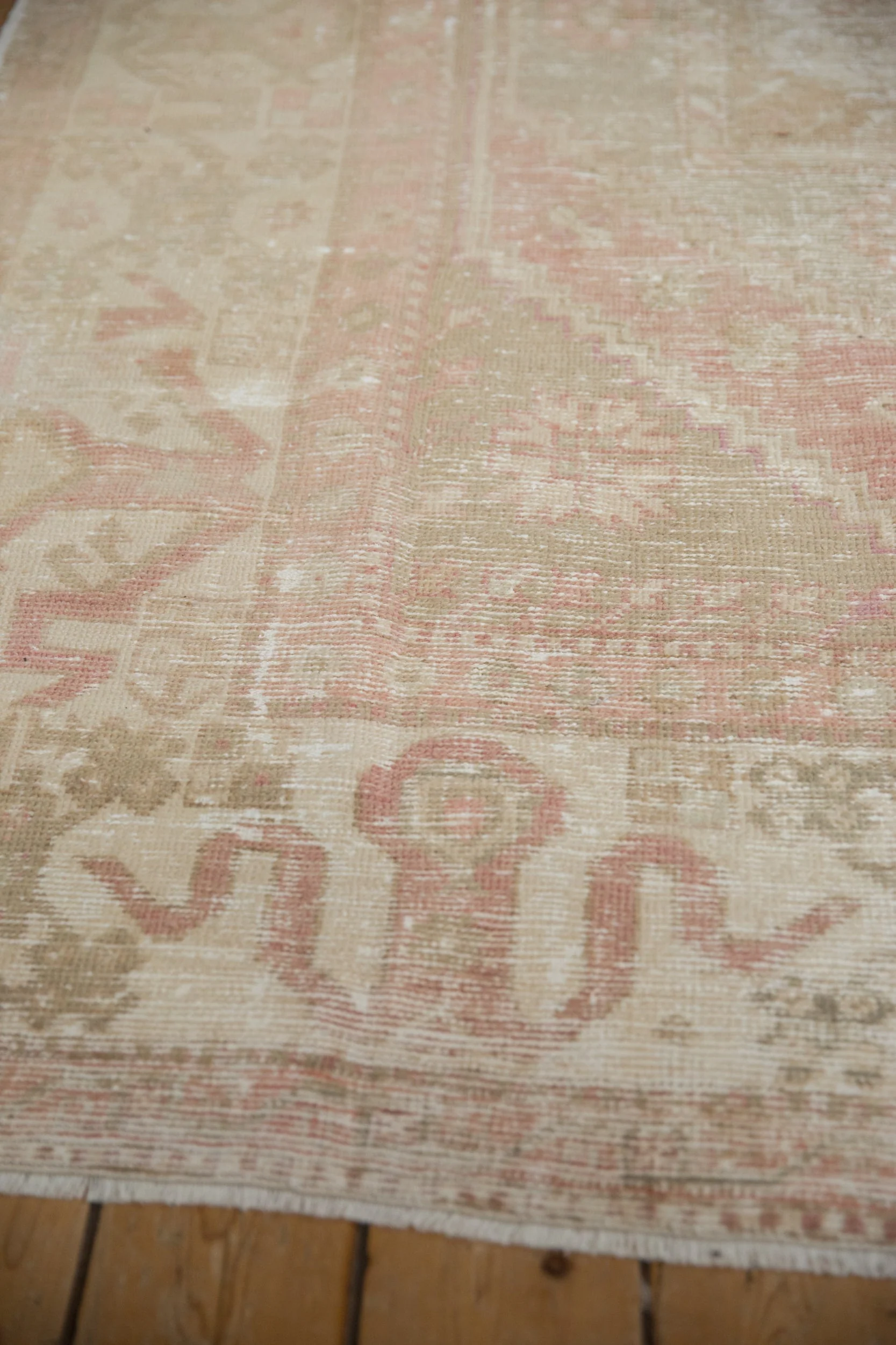5.5x8.5 Vintage Distressed Oushak Carpet - Image 8