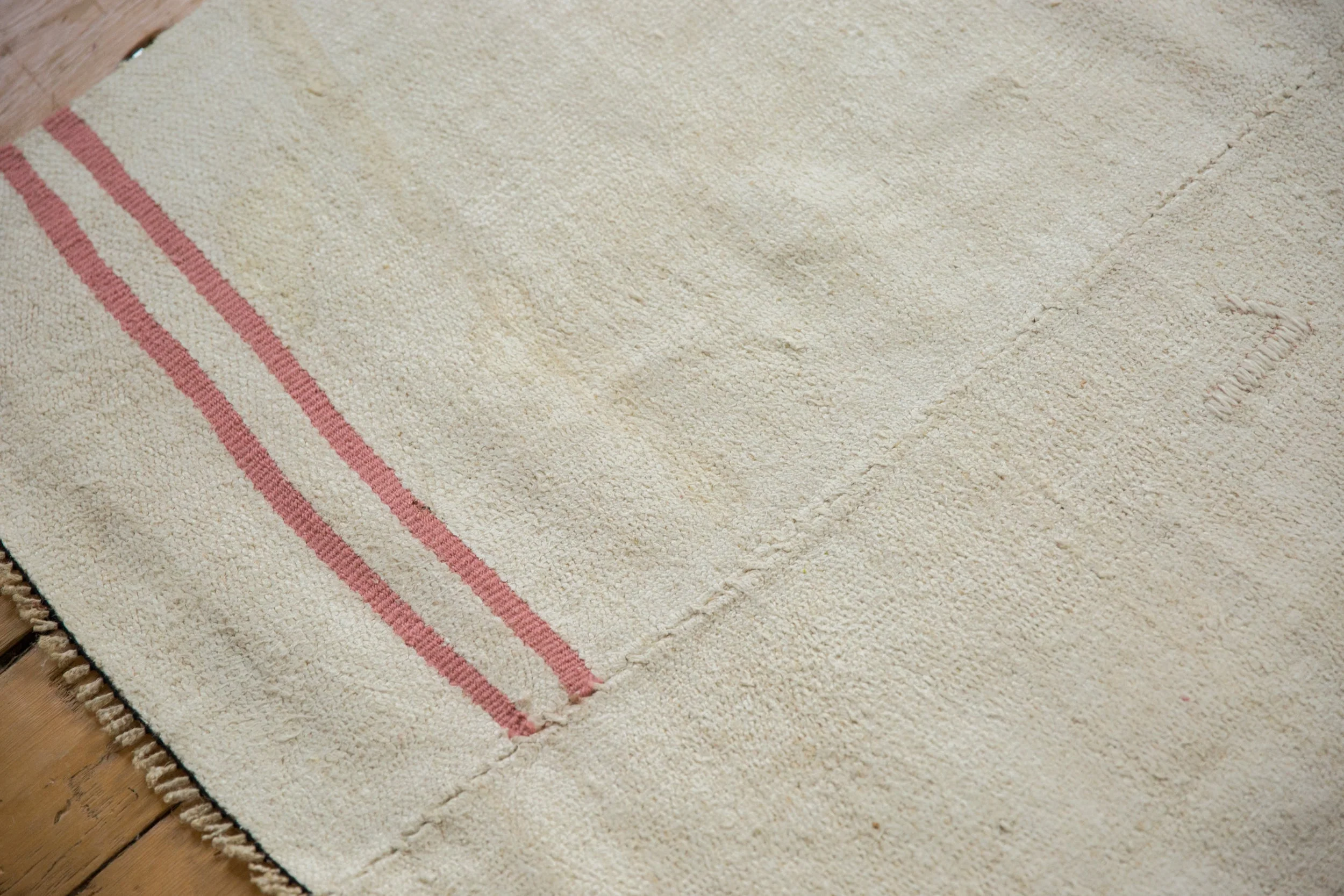 5.5x8.5 Vintage Hemp Kilim Carpet - Image 10