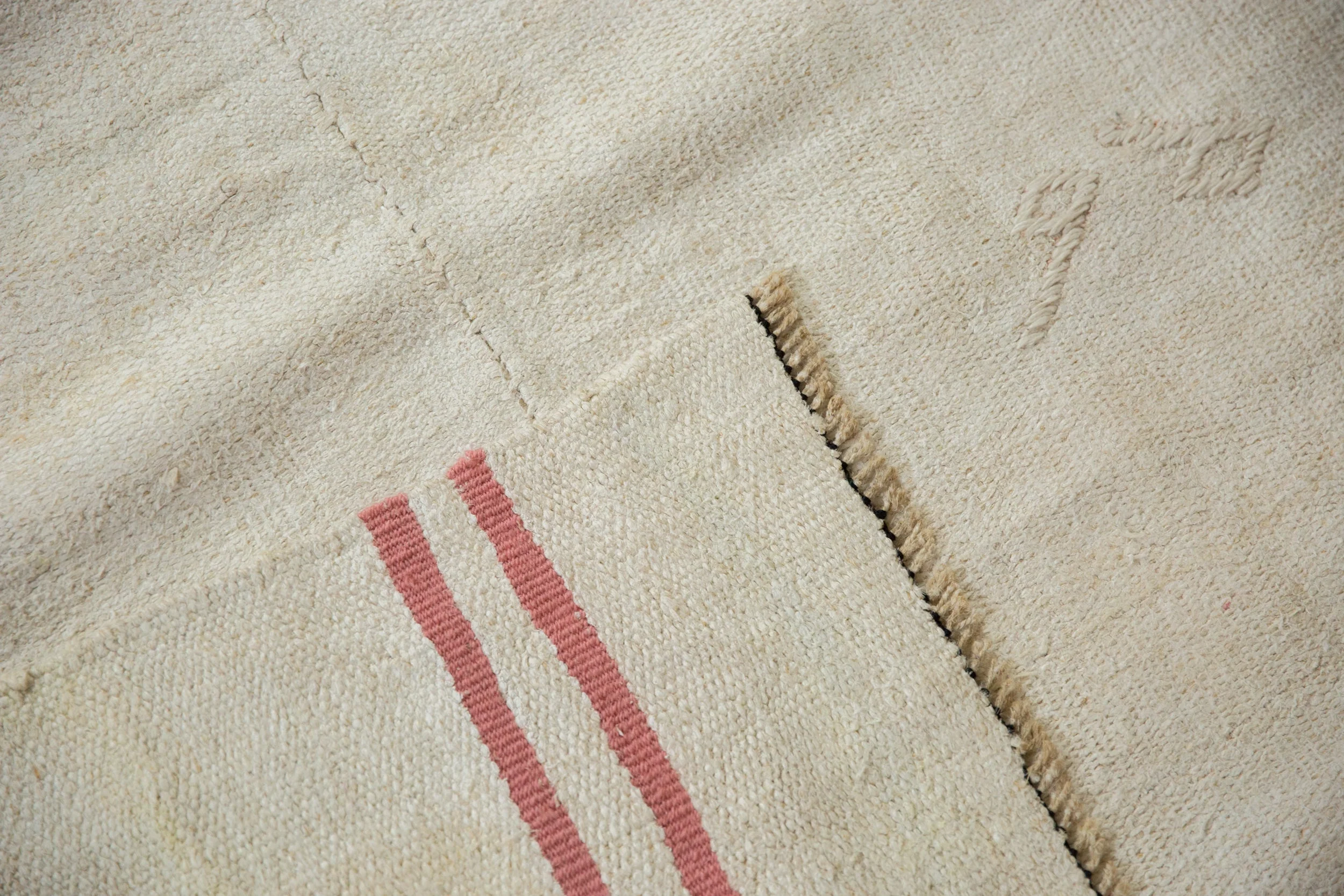 5.5x8.5 Vintage Hemp Kilim Carpet - Image 12