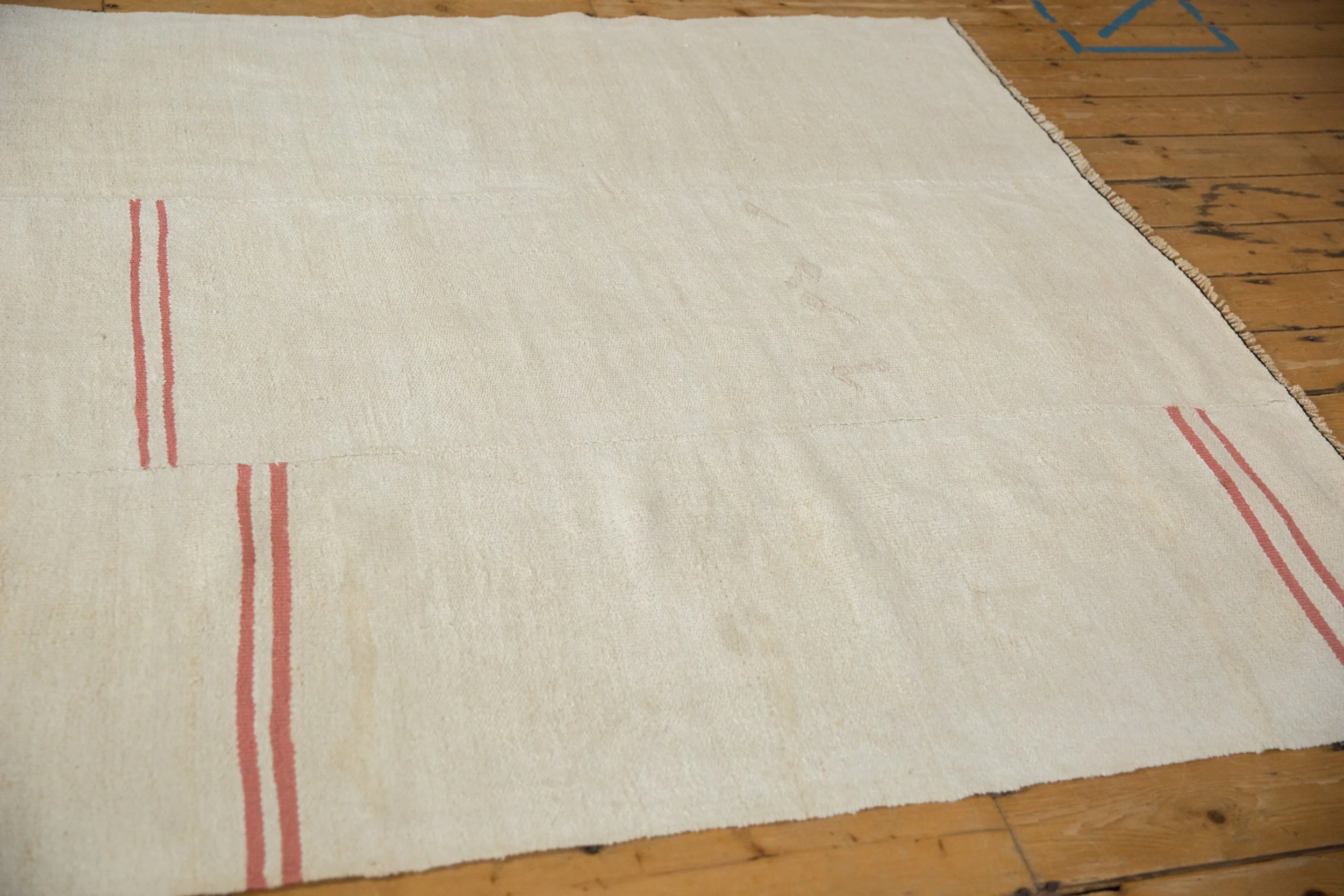 5.5x8.5 Vintage Hemp Kilim Carpet - Image 7