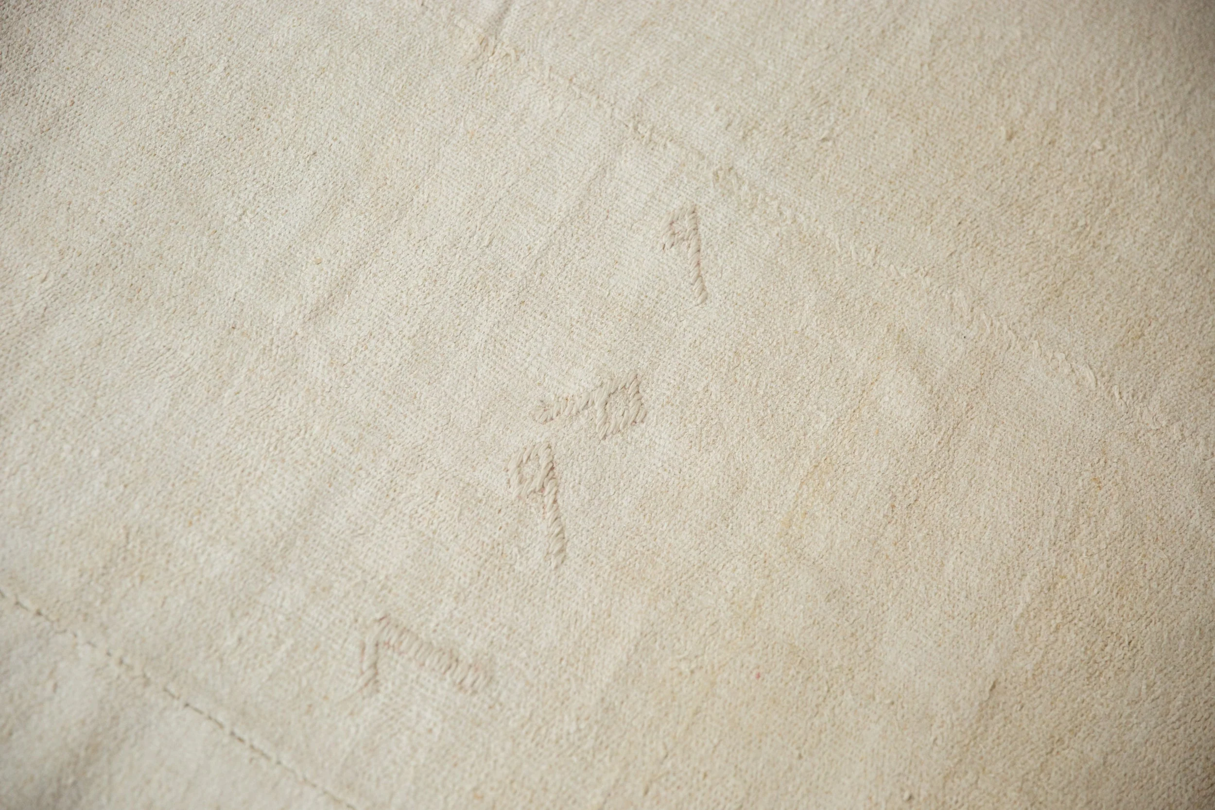 5.5x8.5 Vintage Hemp Kilim Carpet - Image 8