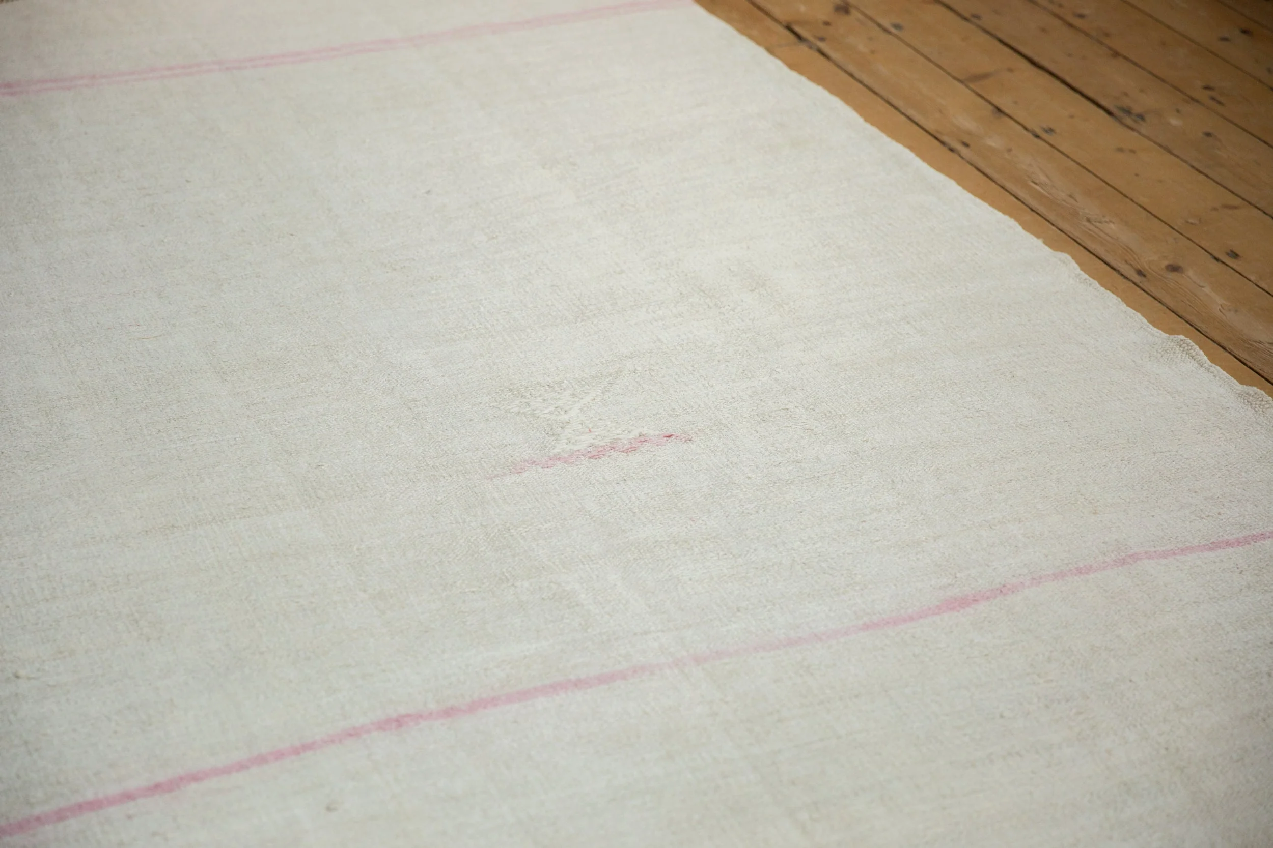 5.5x8.5 Vintage Hemp Kilim Carpet - Image 5