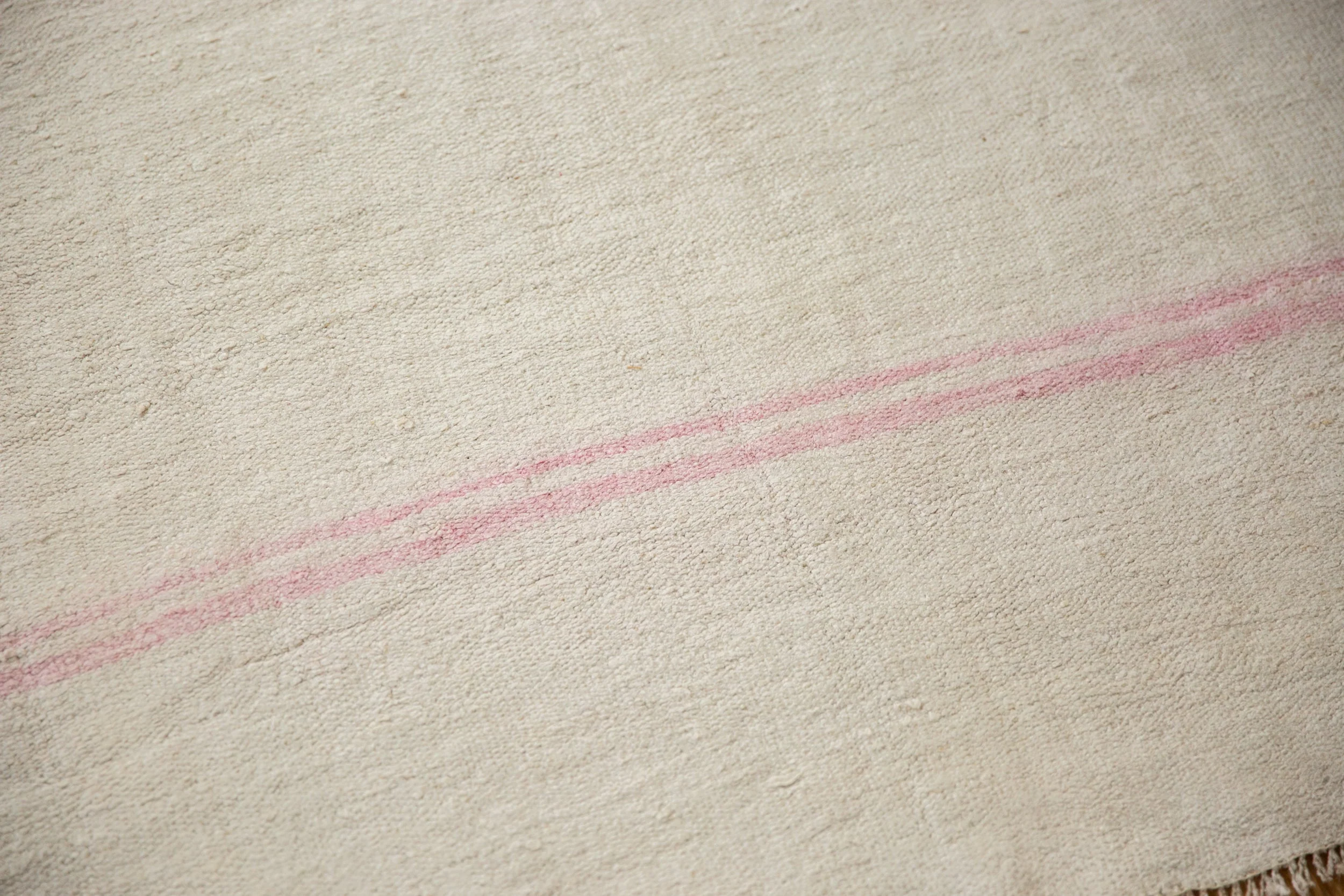 5.5x8.5 Vintage Hemp Kilim Carpet - Image 9