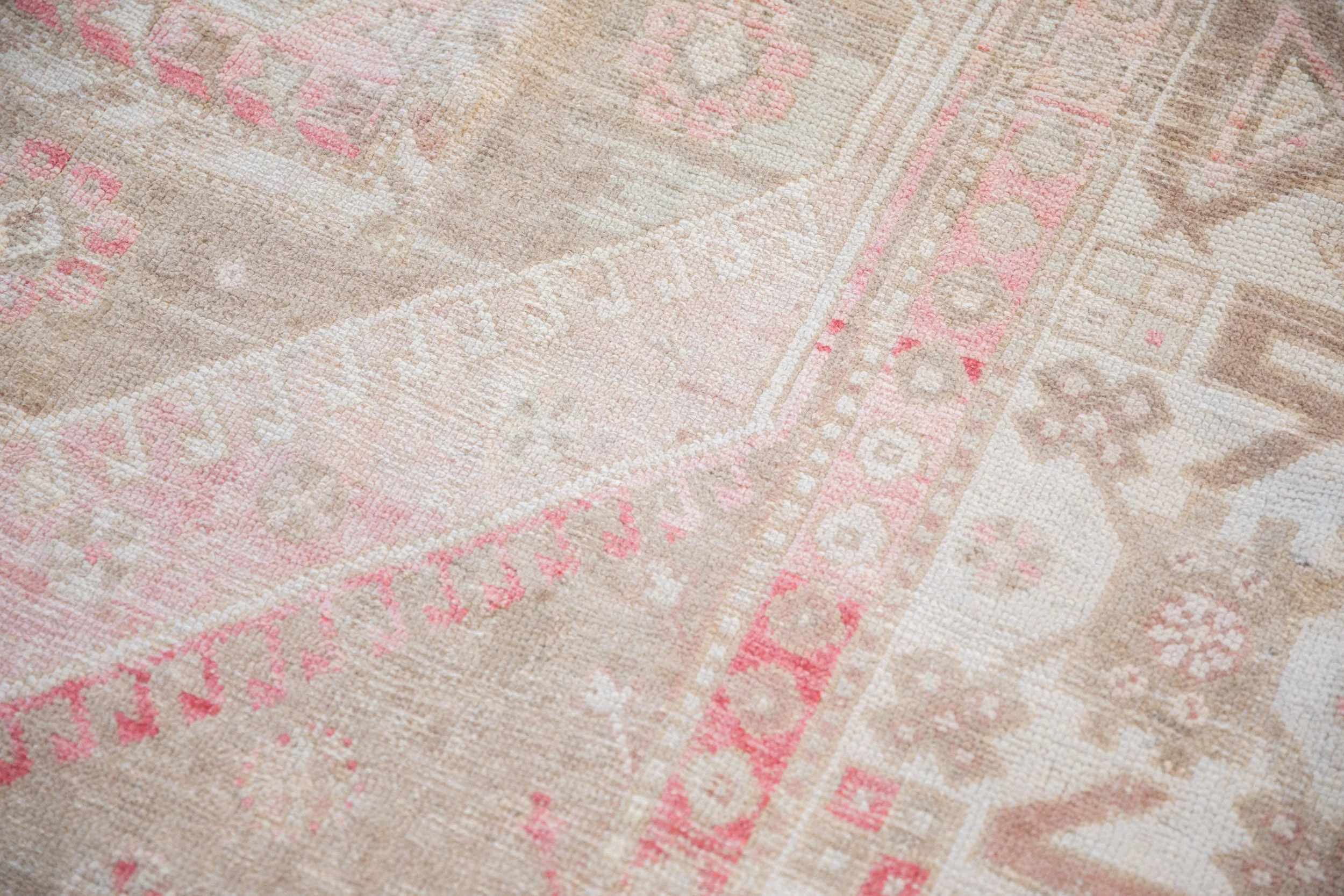 5.5x8 Vintage Distressed Oushak Carpet - Image 10