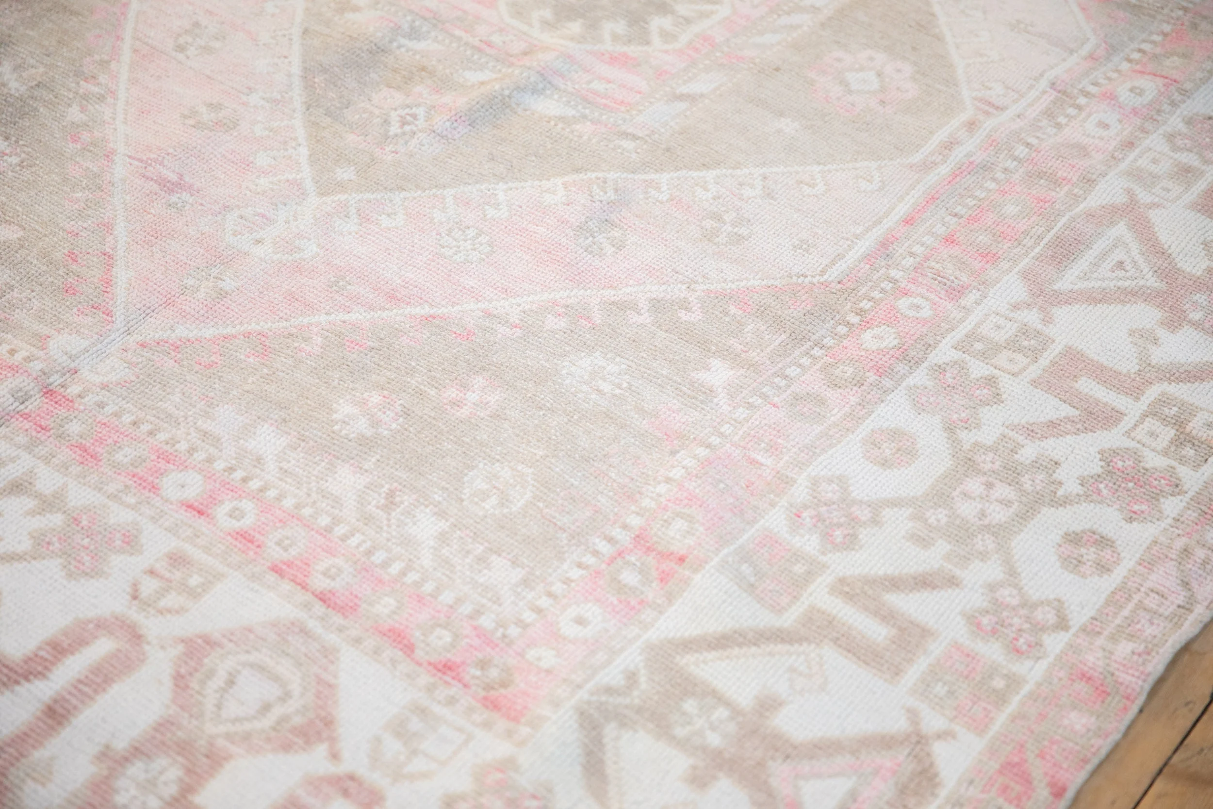5.5x8 Vintage Distressed Oushak Carpet - Image 6