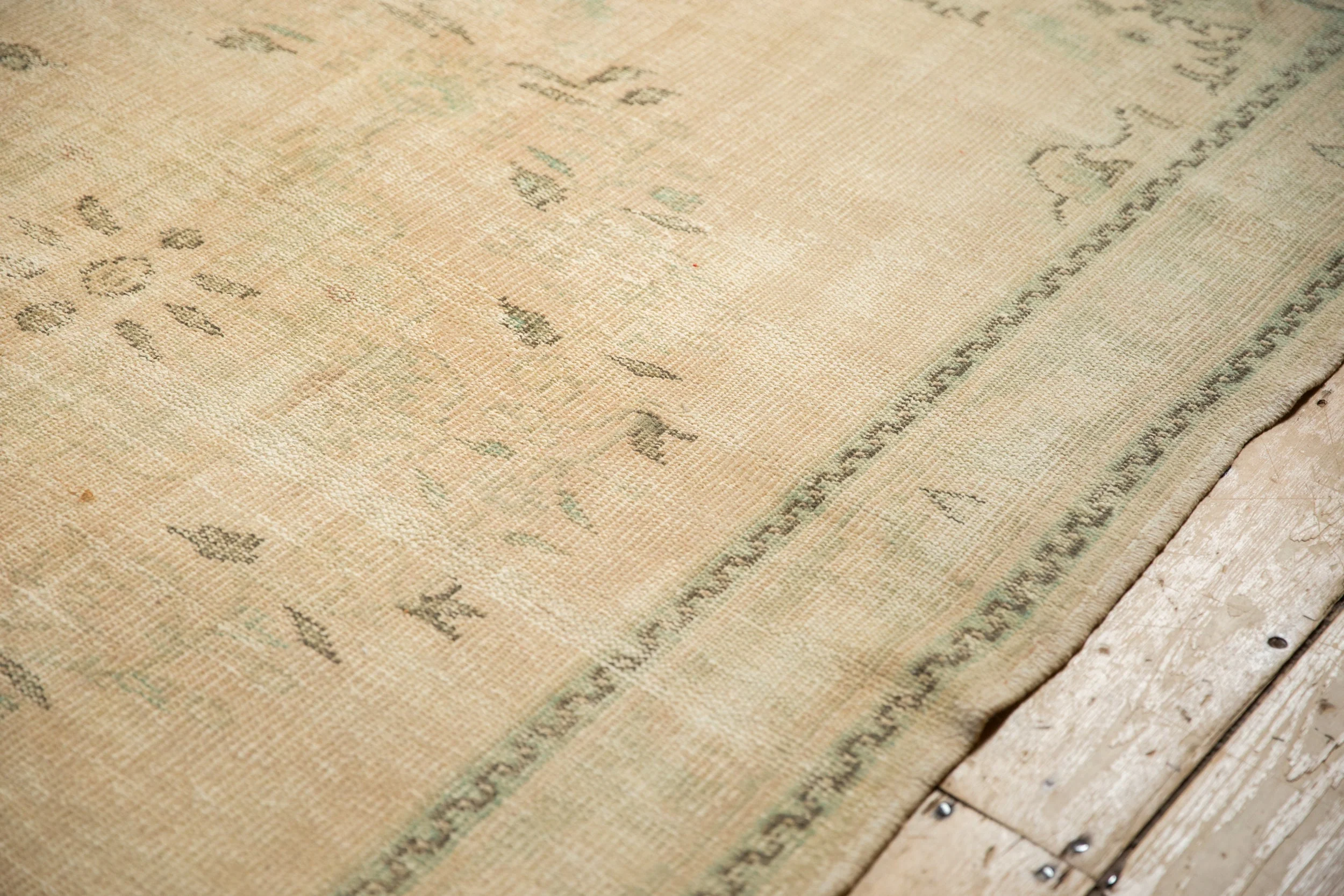 5.5x8 Vintage Distressed Oushak Carpet - Image 12
