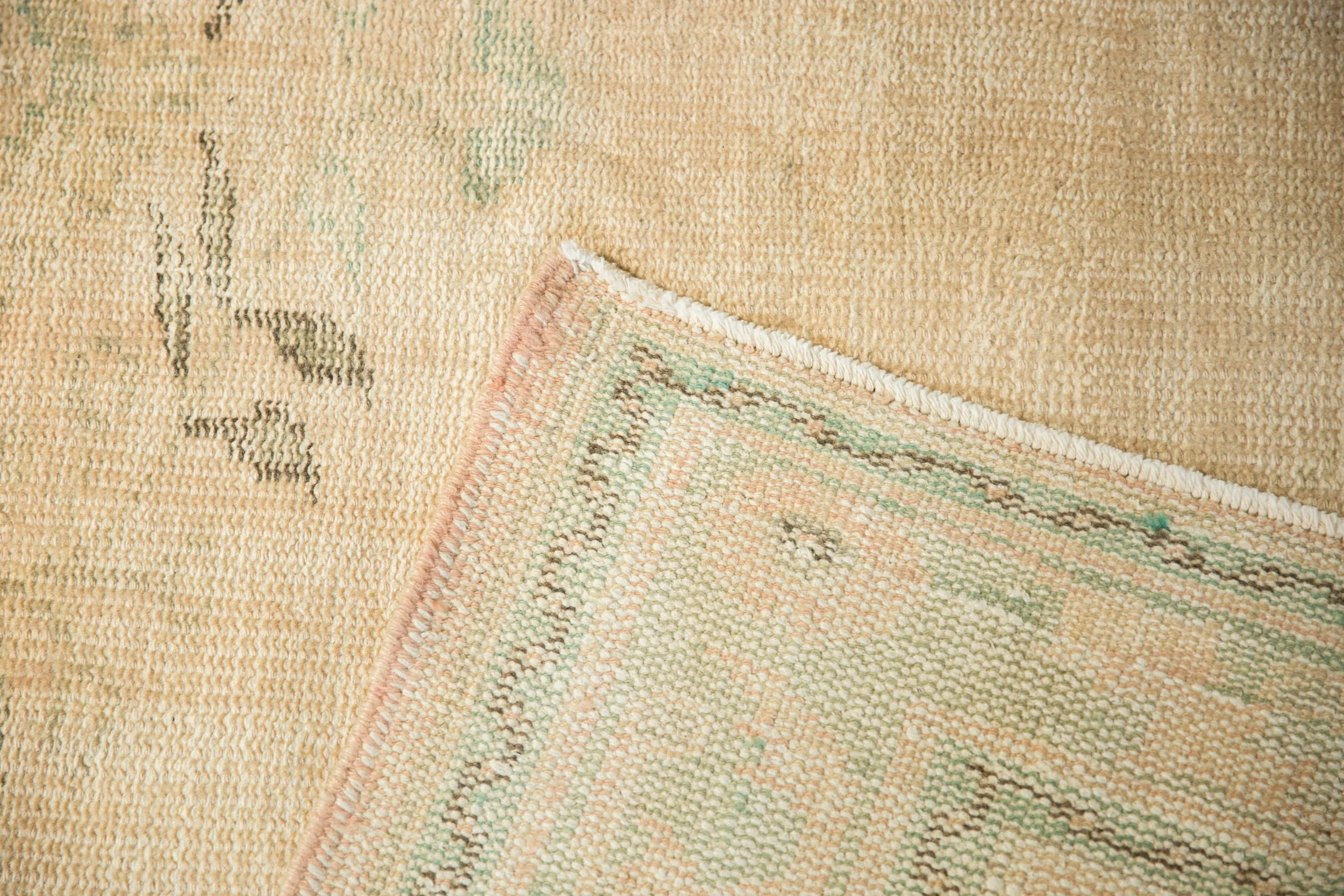 5.5x8 Vintage Distressed Oushak Carpet - Image 14