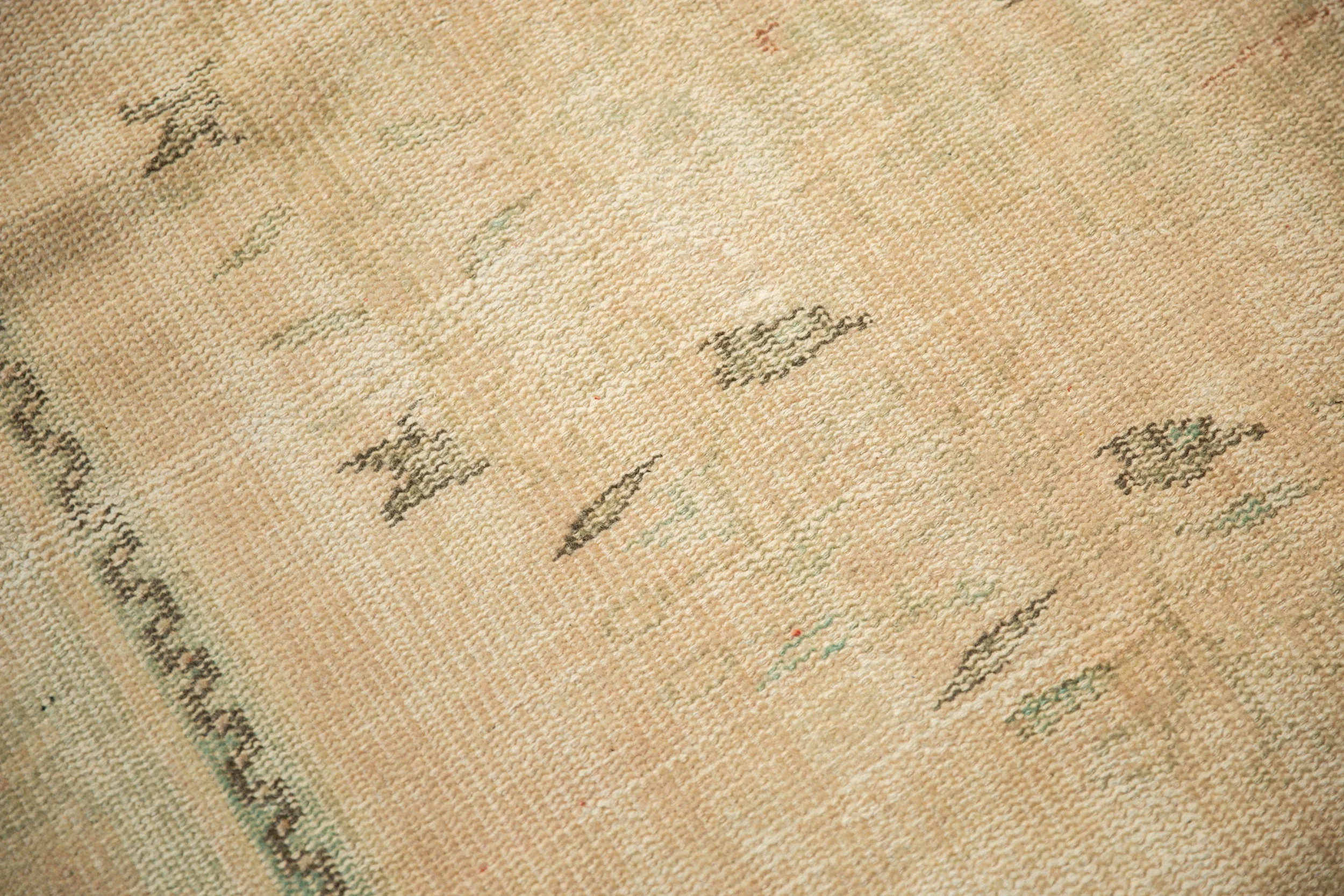 5.5x8 Vintage Distressed Oushak Carpet - Image 15