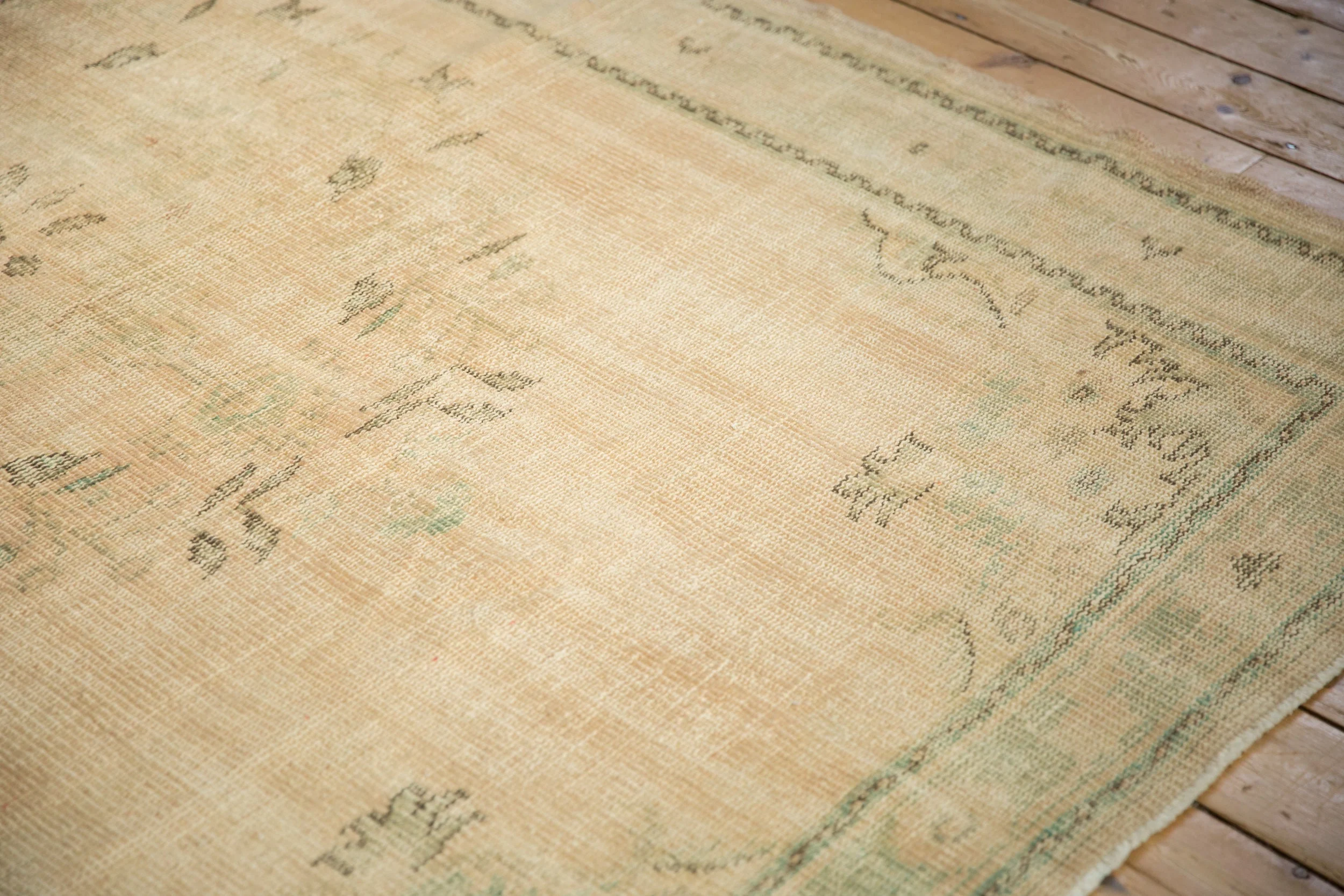 5.5x8 Vintage Distressed Oushak Carpet - Image 5