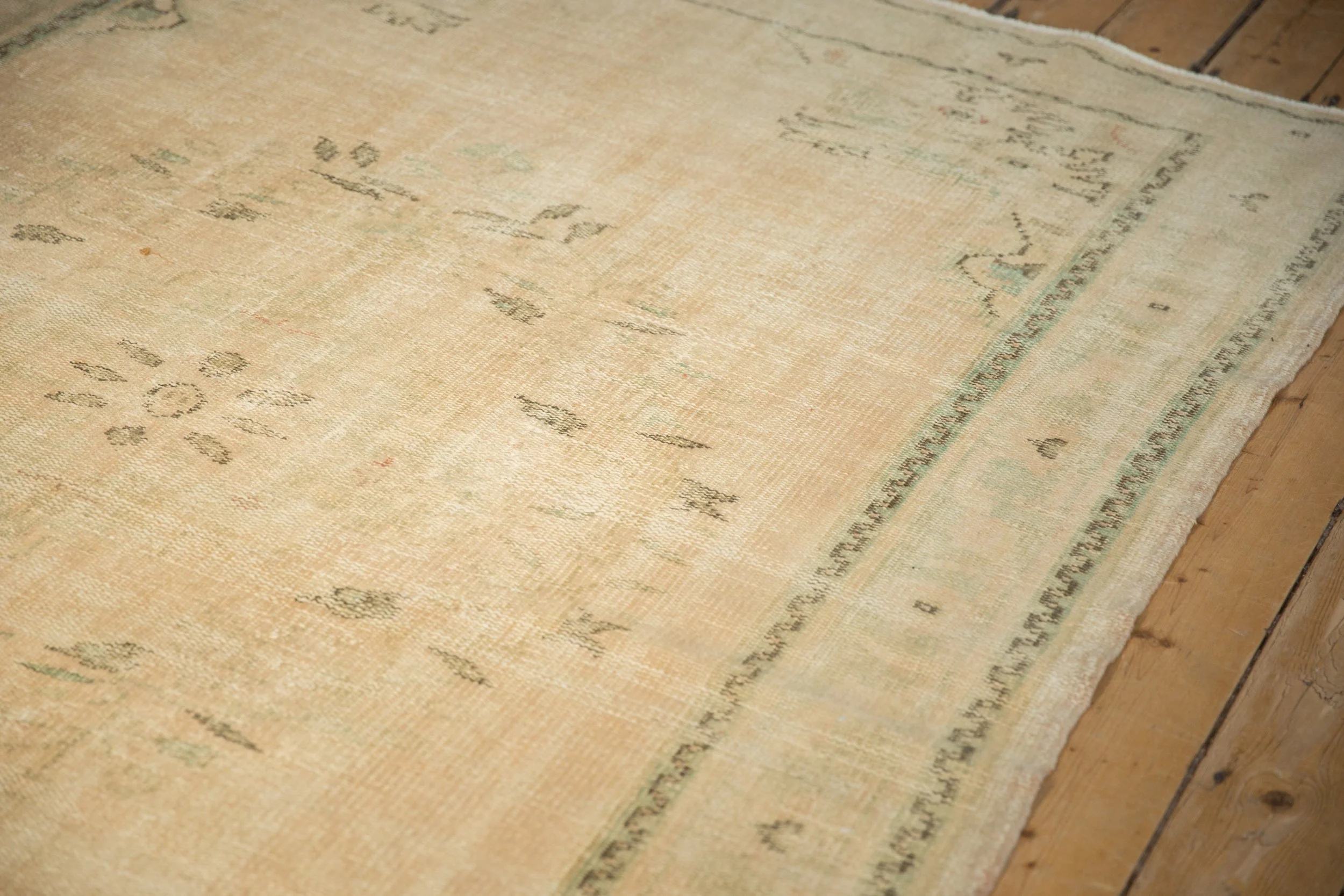 5.5x8 Vintage Distressed Oushak Carpet - Image 7