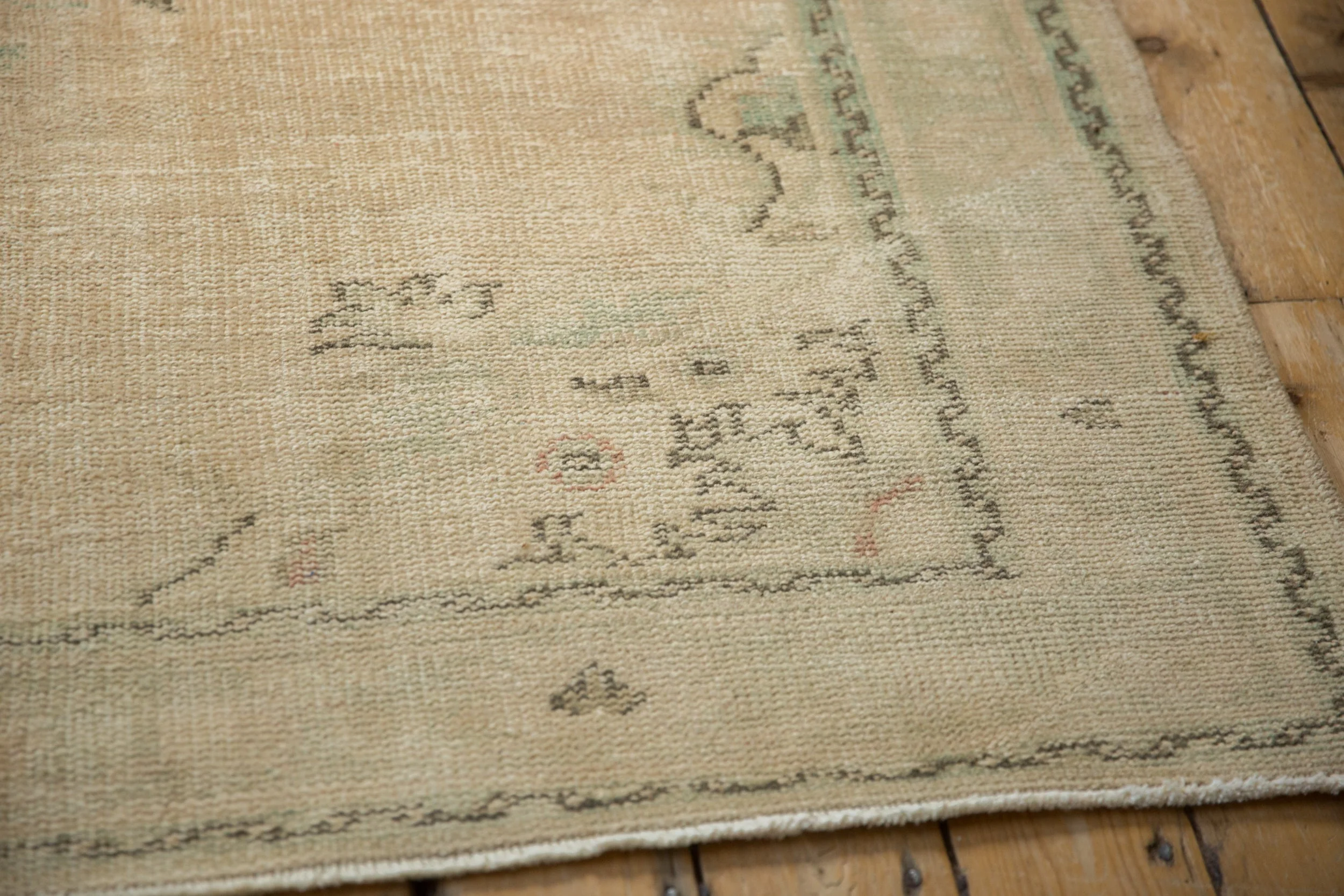 5.5x8 Vintage Distressed Oushak Carpet - Image 9