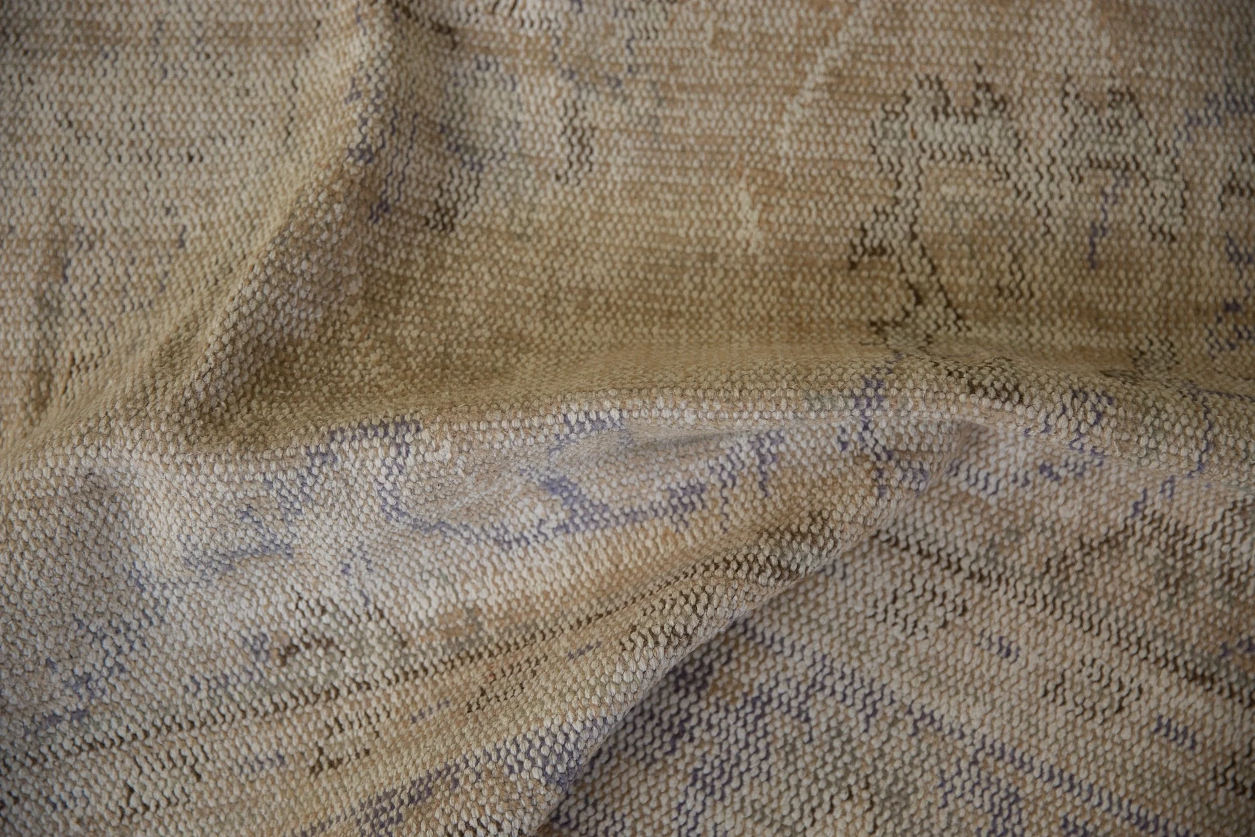 5.5x9.5 Vintage Distressed Oushak Carpet - Image 7