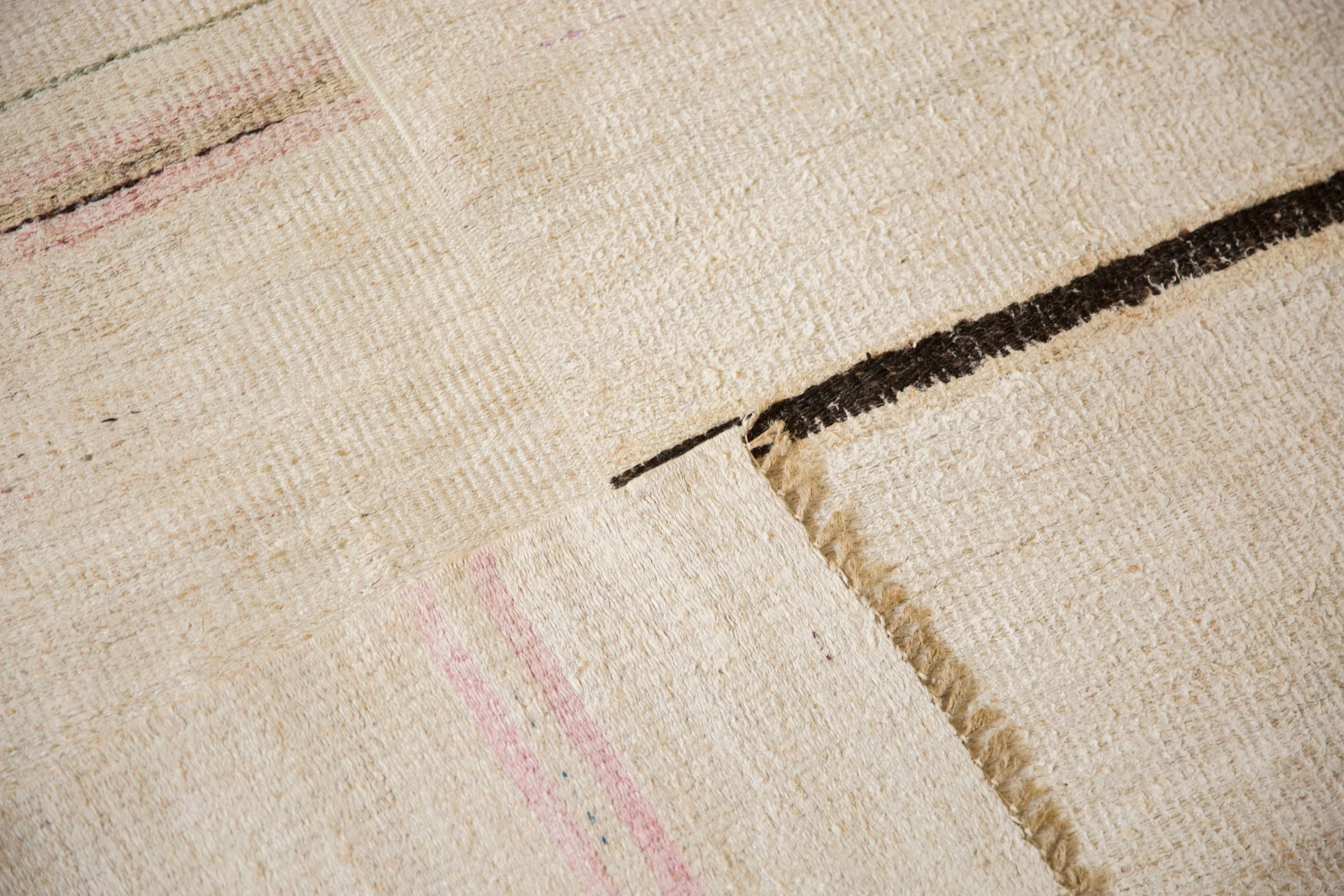 5.5x9.5 Vintage Hemp Kilim Carpet - Image 11