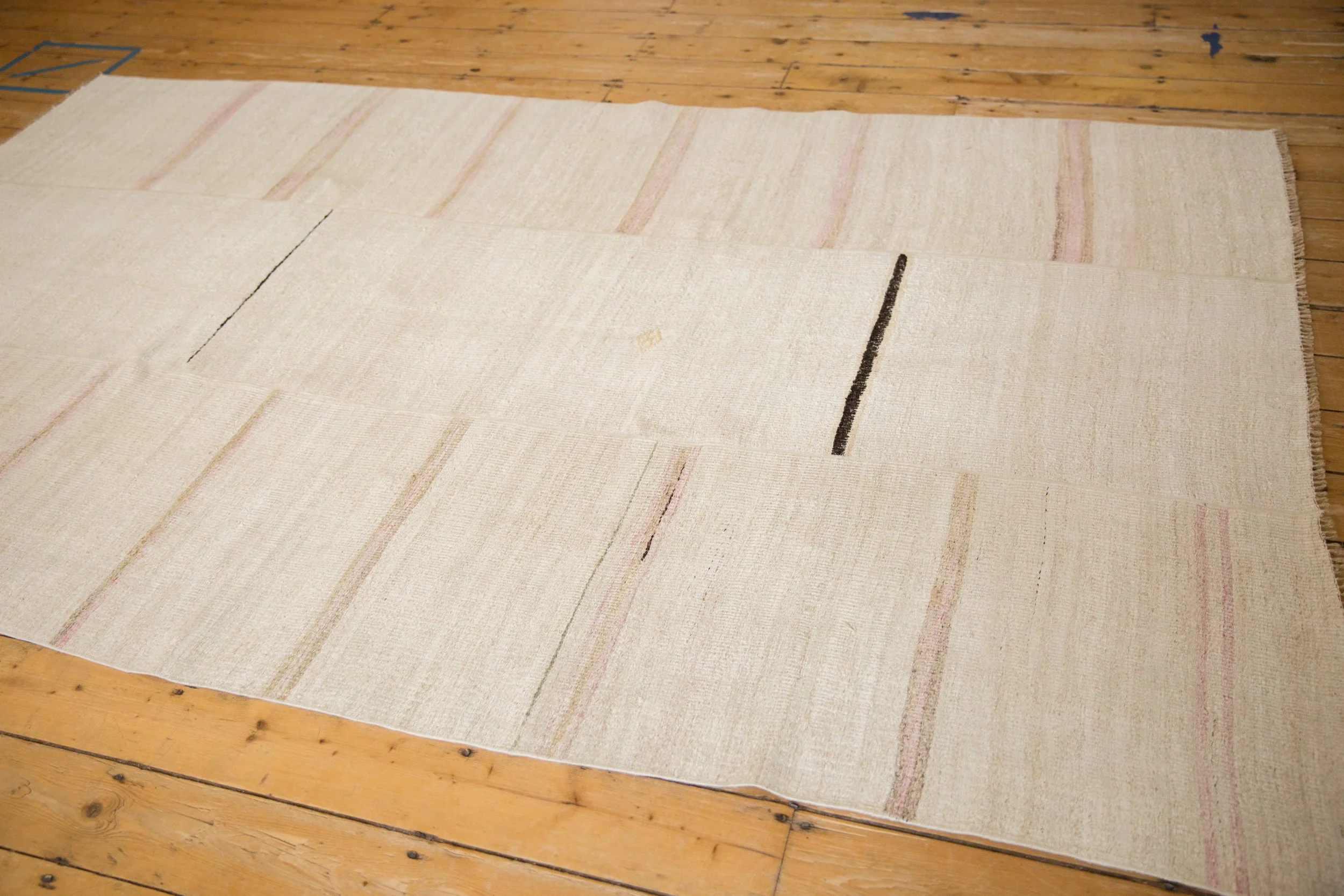 5.5x9.5 Vintage Hemp Kilim Carpet - Image 7
