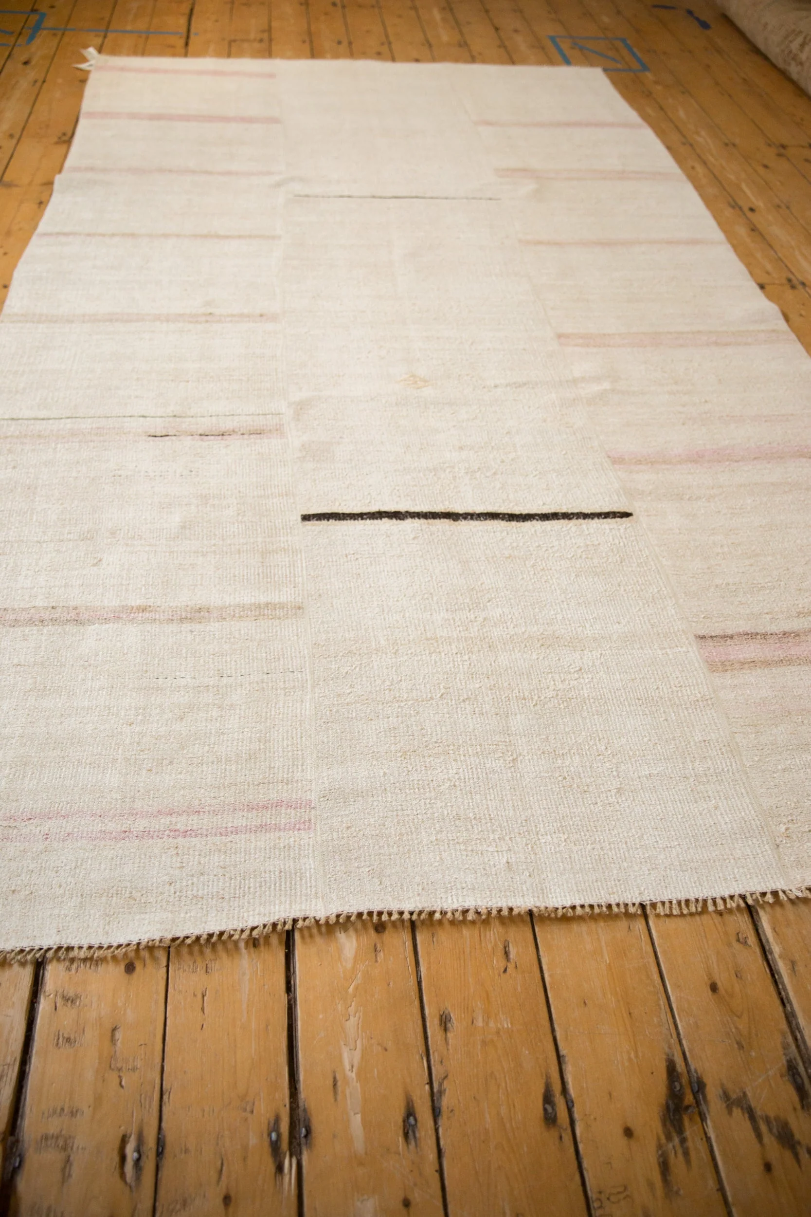 5.5x9.5 Vintage Hemp Kilim Carpet - Image 8