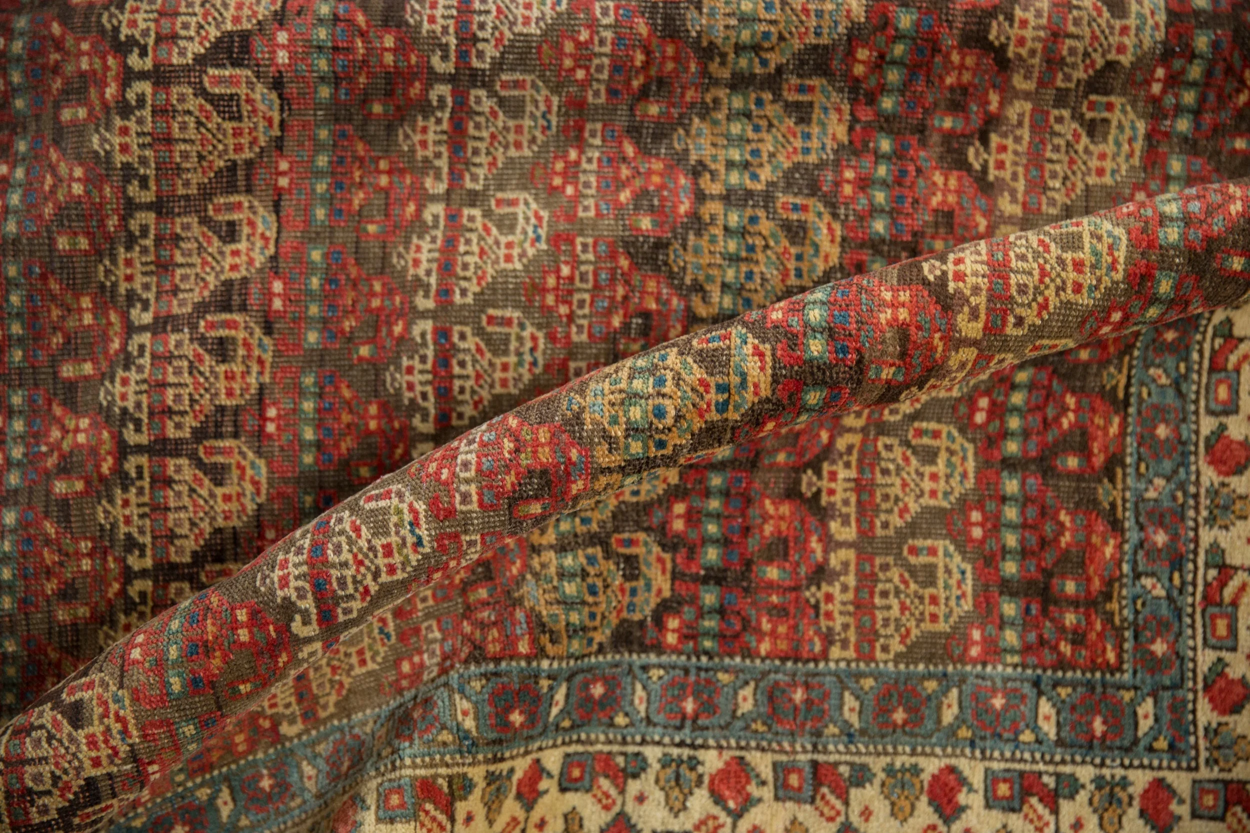 5.5x9 Antique Fine Bijar Carpet - Image 11