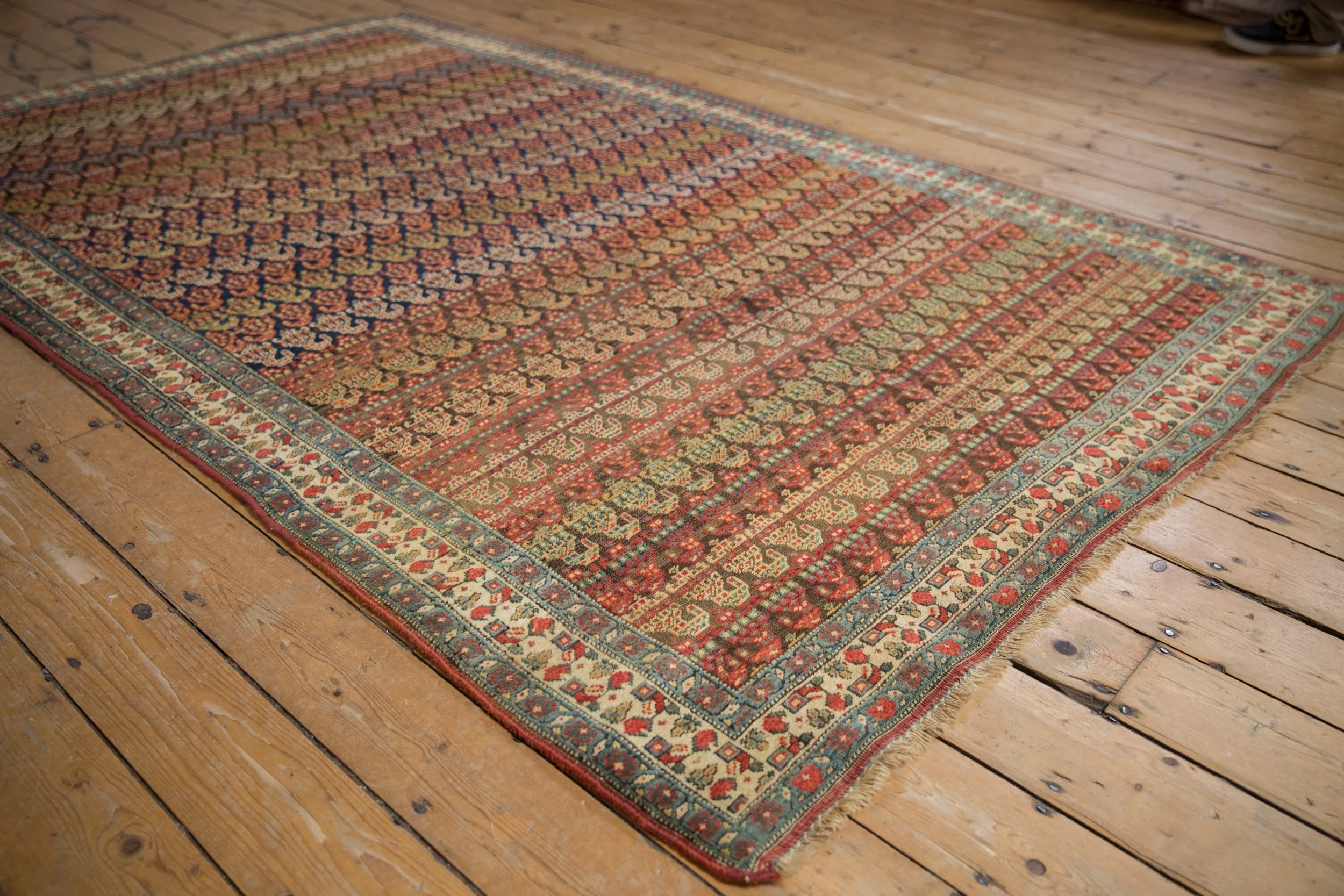 5.5x9 Antique Fine Bijar Carpet - Image 3