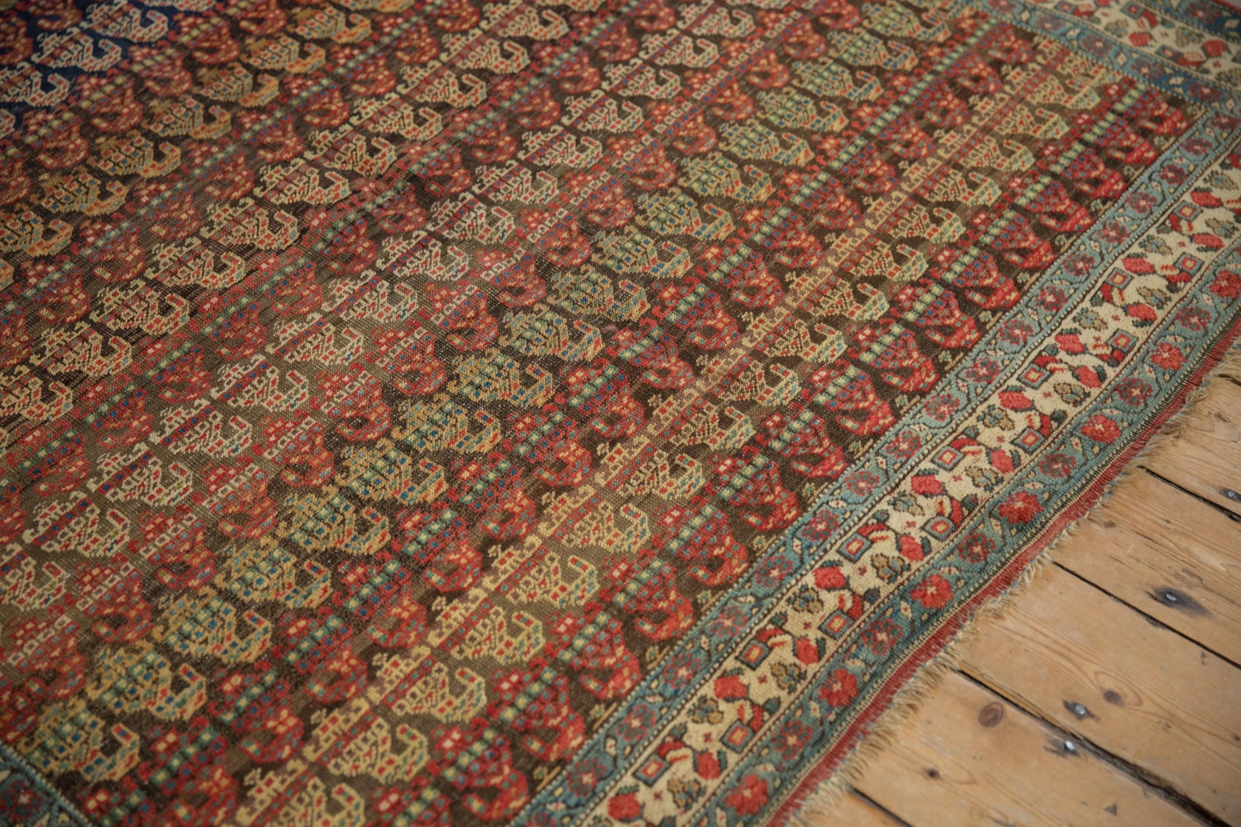 5.5x9 Antique Fine Bijar Carpet - Image 4
