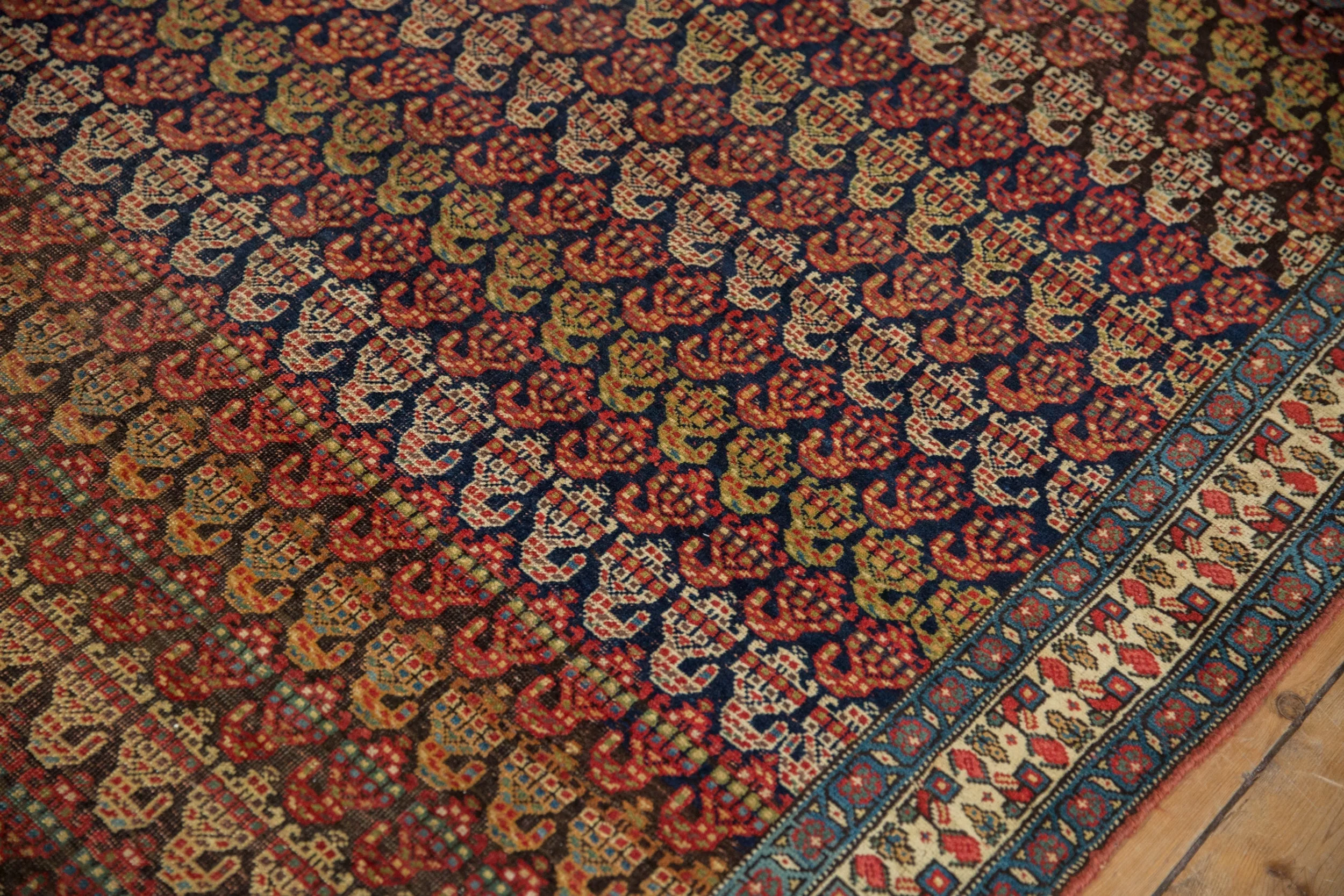 5.5x9 Antique Fine Bijar Carpet - Image 6