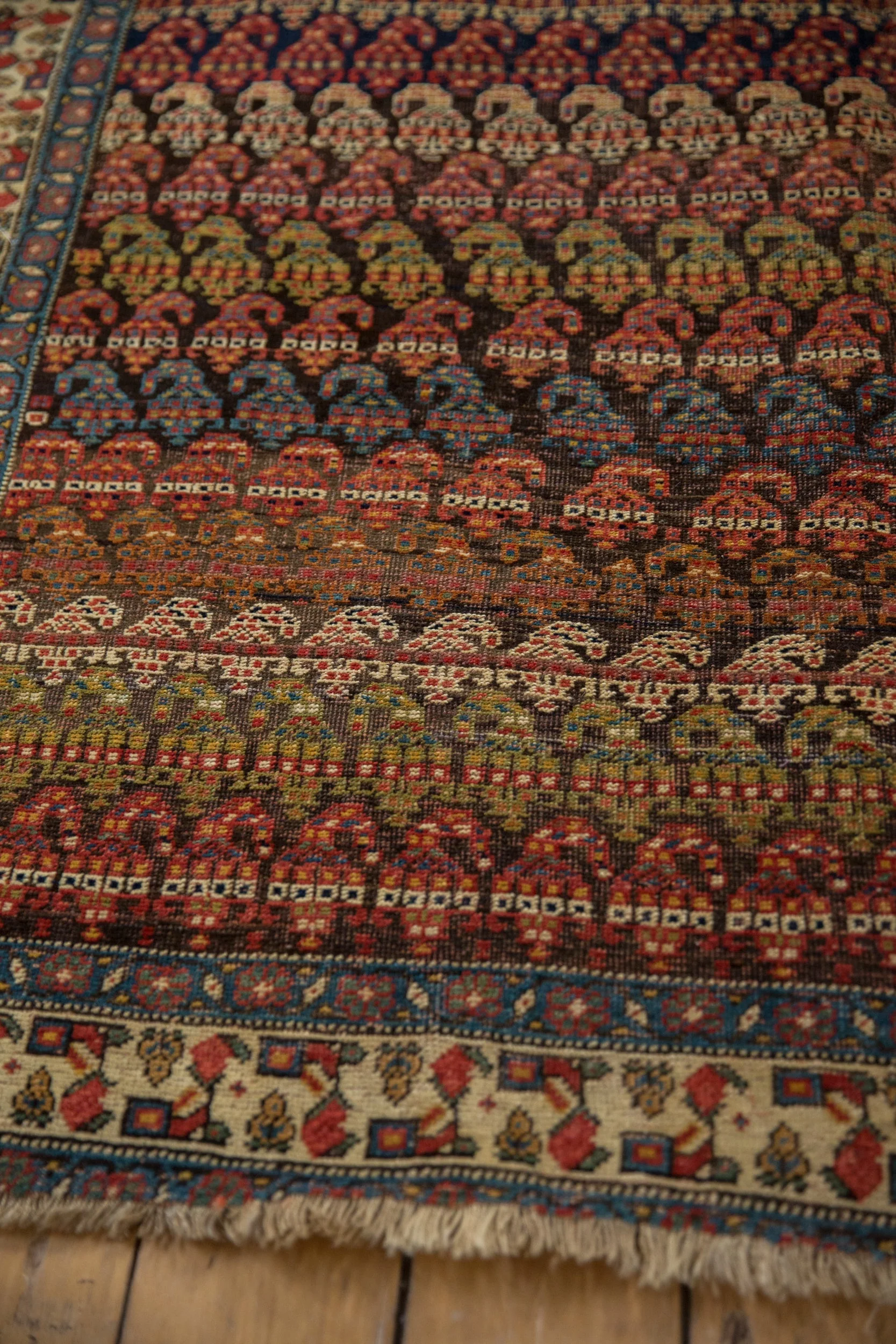 5.5x9 Antique Fine Bijar Carpet - Image 8