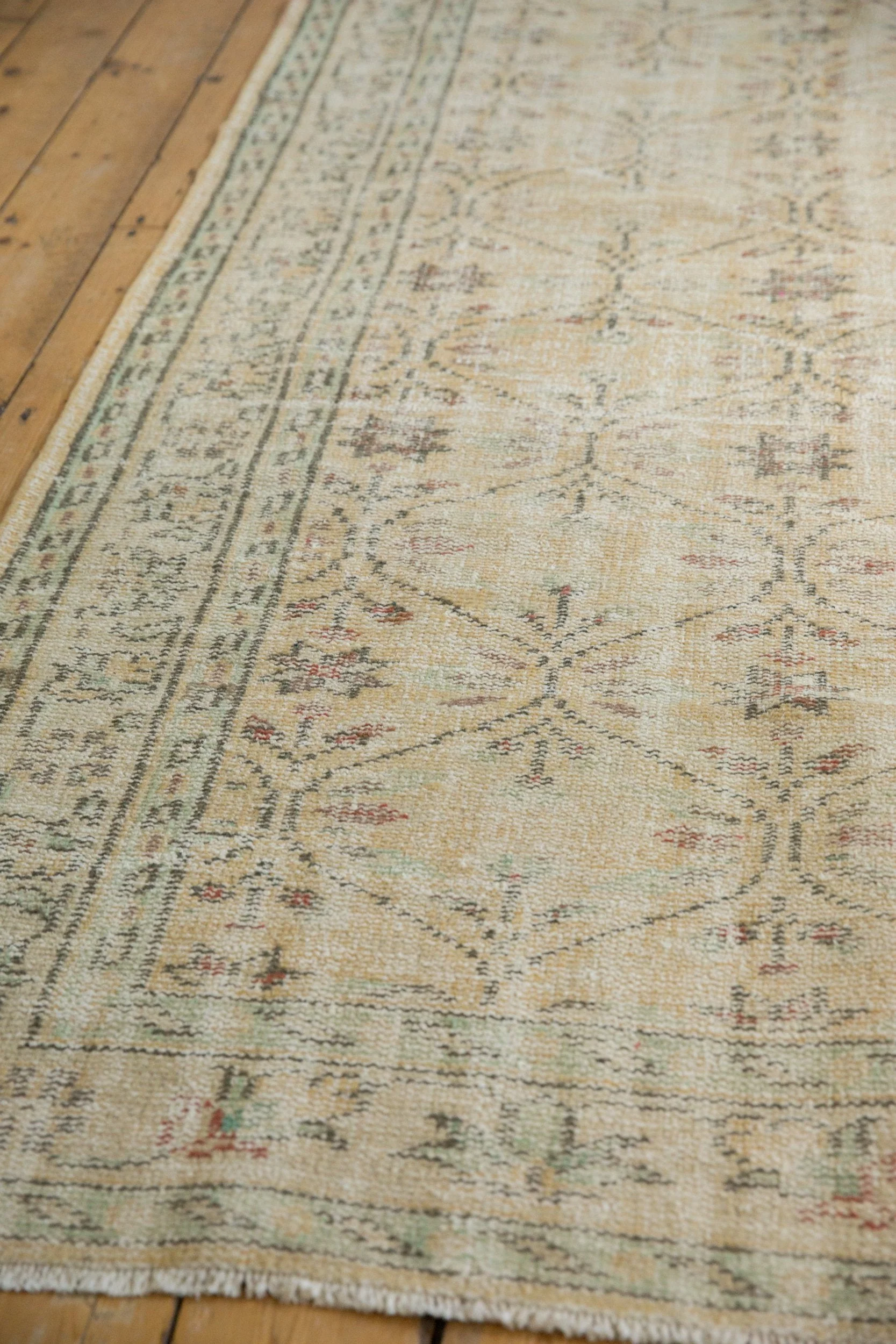 5.5x9 Vintage Distressed Oushak Carpet - Image 10