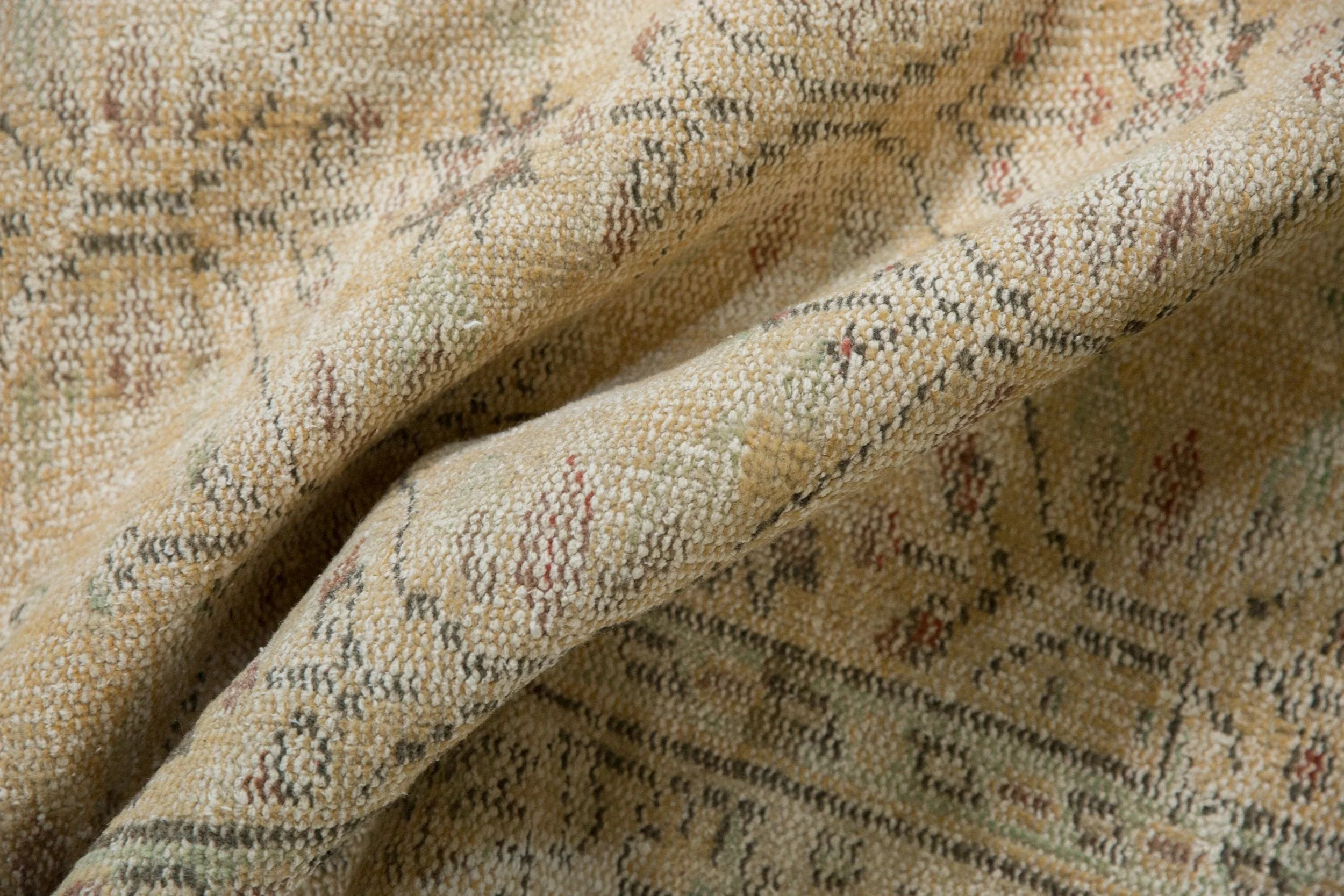 5.5x9 Vintage Distressed Oushak Carpet - Image 13