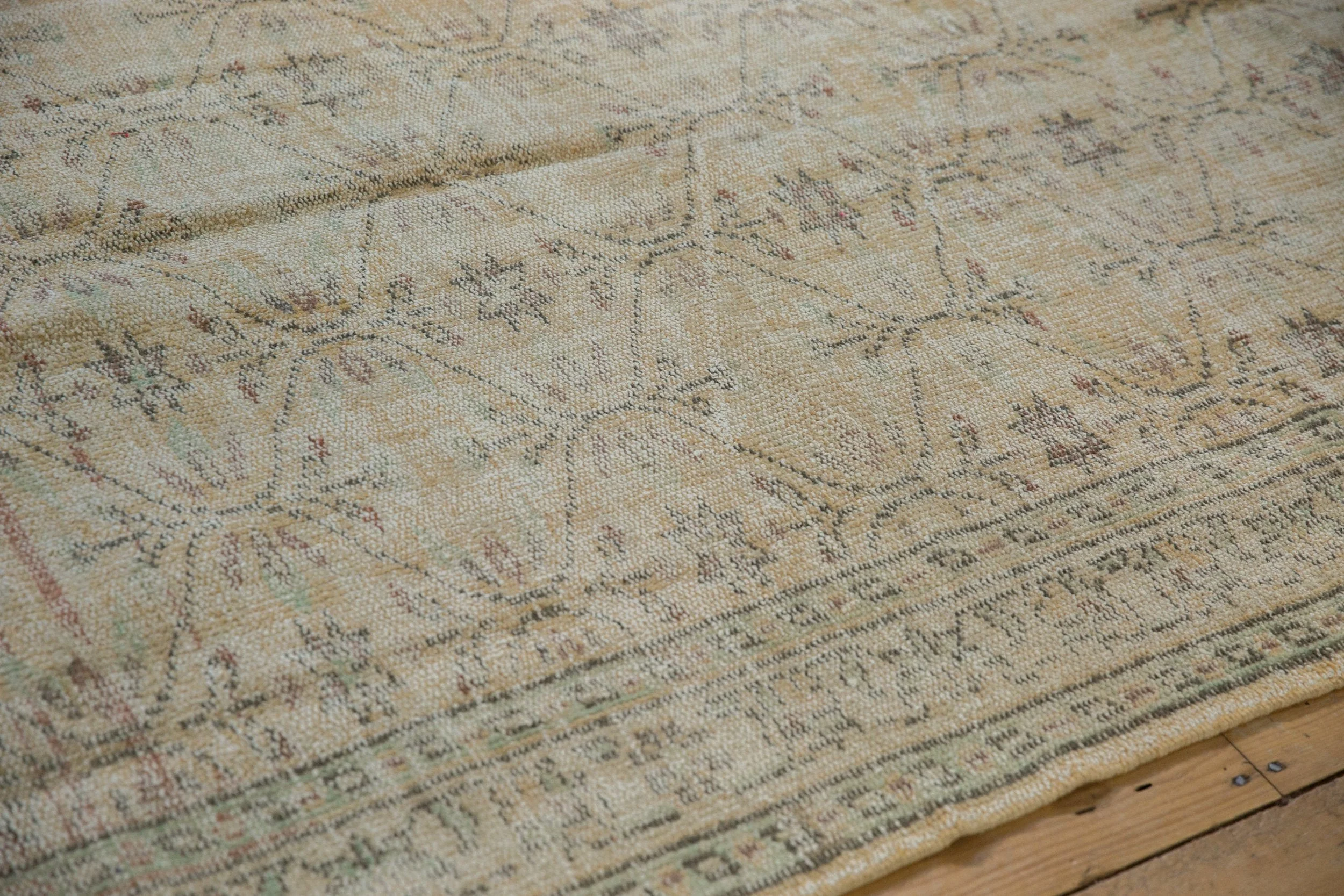 5.5x9 Vintage Distressed Oushak Carpet - Image 7