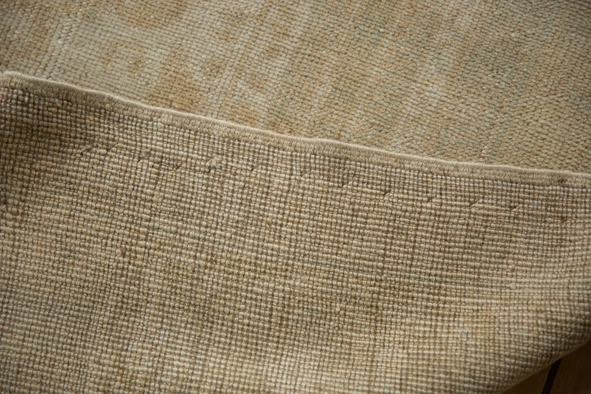 5.5x9 Vintage Distressed Oushak Carpet - Image 11