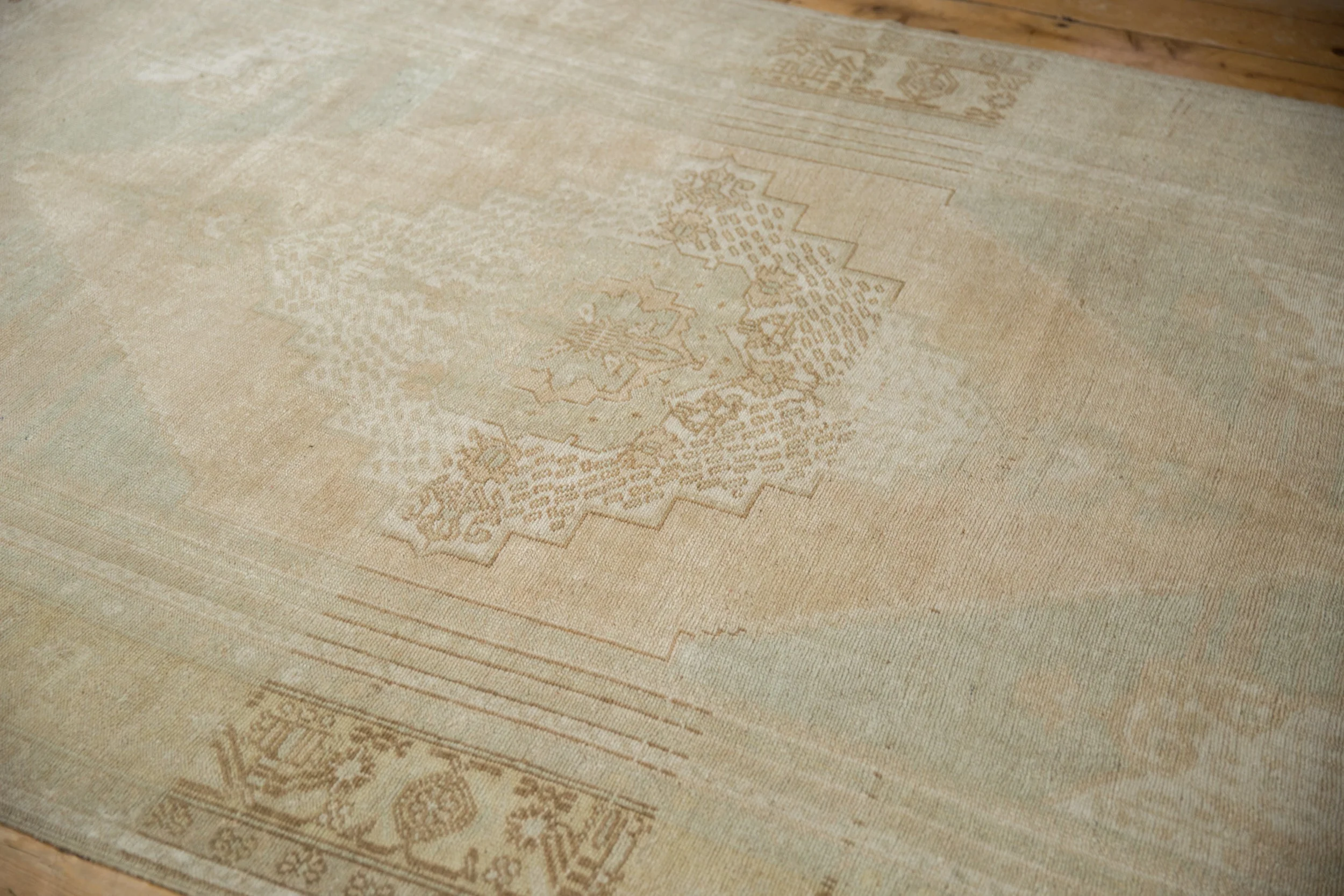 5.5x9 Vintage Distressed Oushak Carpet - Image 6
