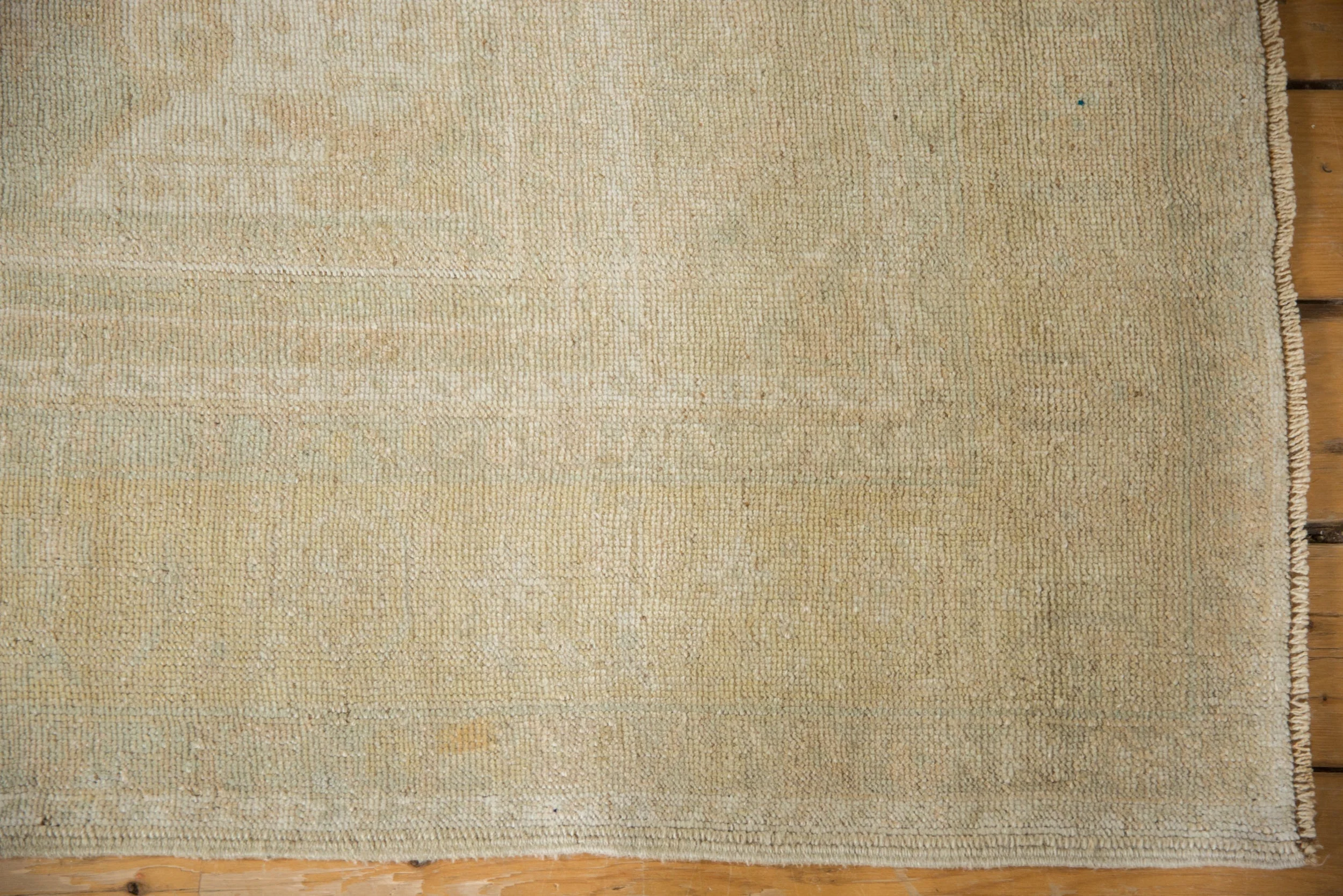 5.5x9 Vintage Distressed Oushak Carpet - Image 7