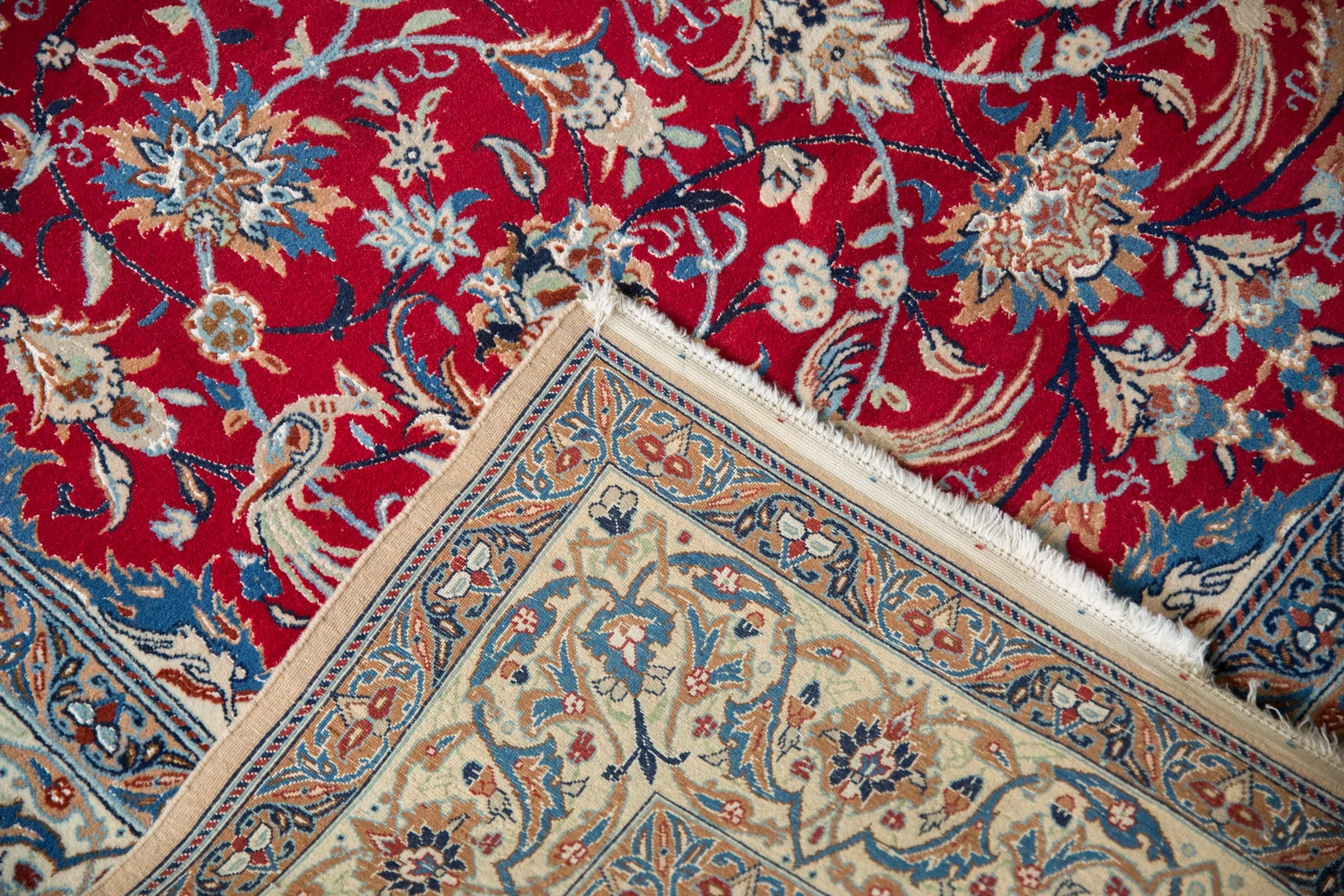 5.5x9 Vintage Nain Carpet - Image 10