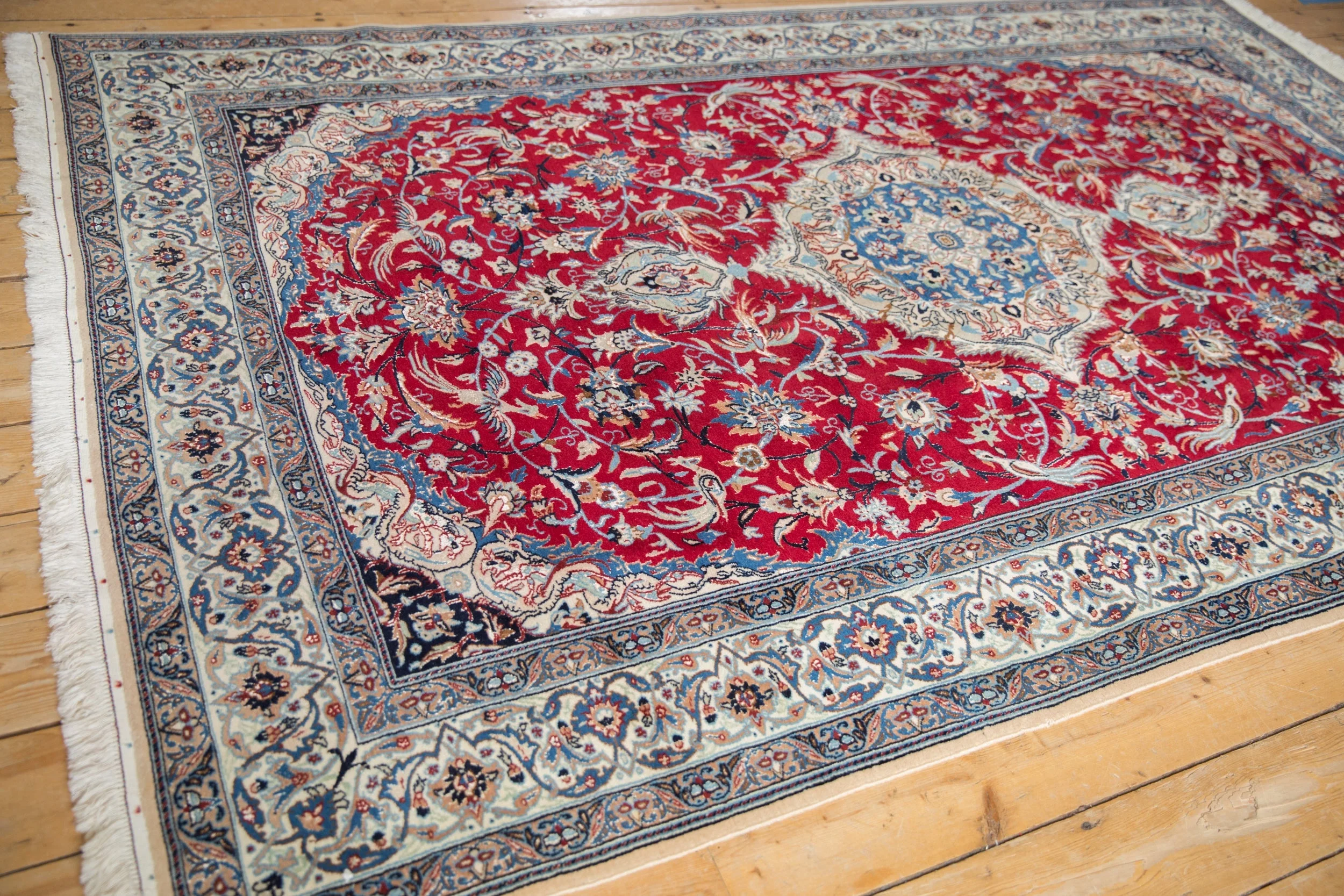 5.5x9 Vintage Nain Carpet - Image 5
