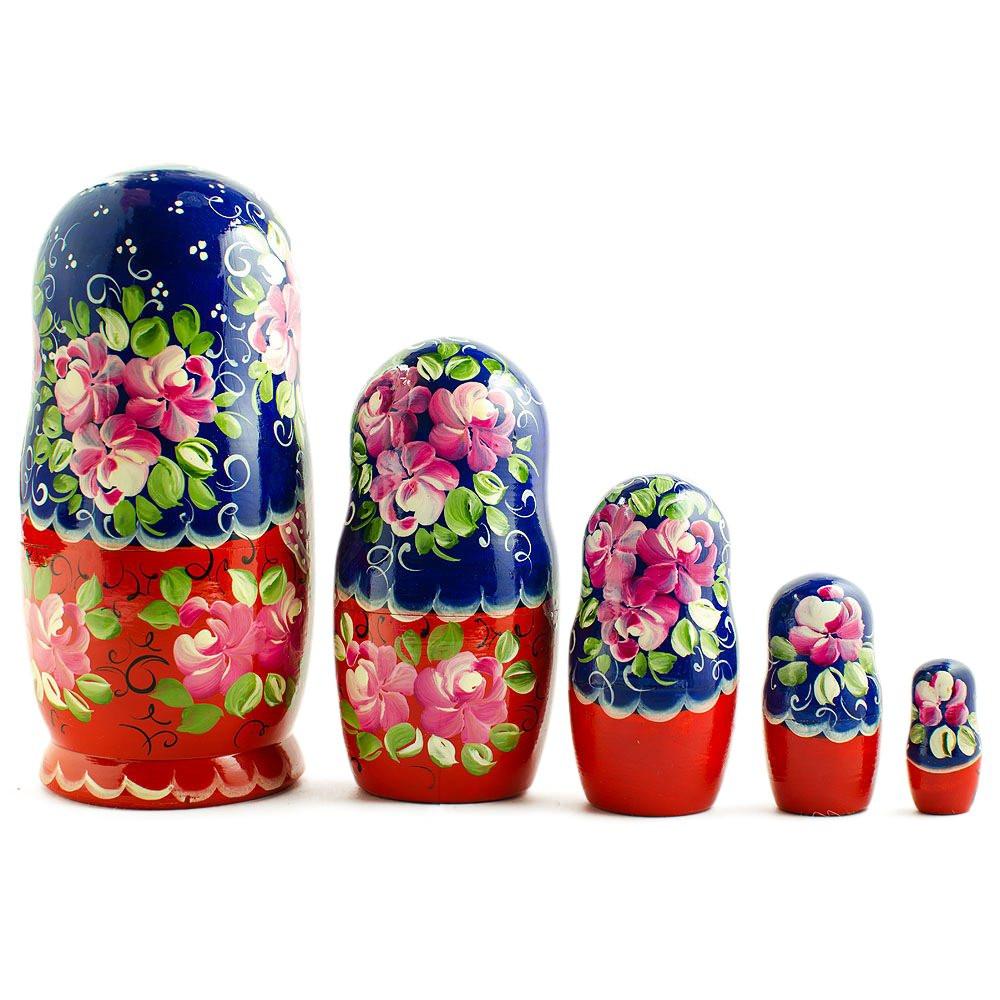 5 pcs Nadezhda Nesting Dolls 7 Inches - Image 2