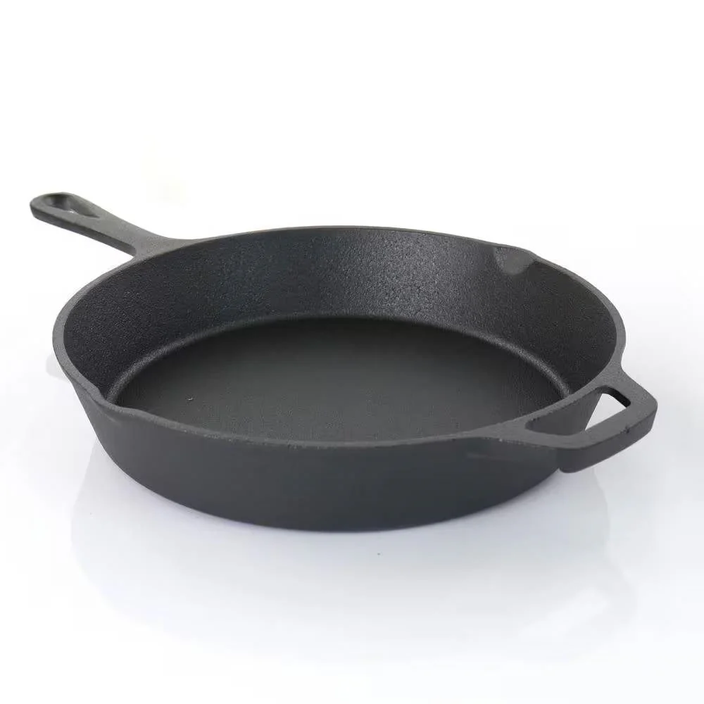 5-Piece Cast Iron Cookware Set with Dutch Oven Griddle and 2 Skillets - Image 3