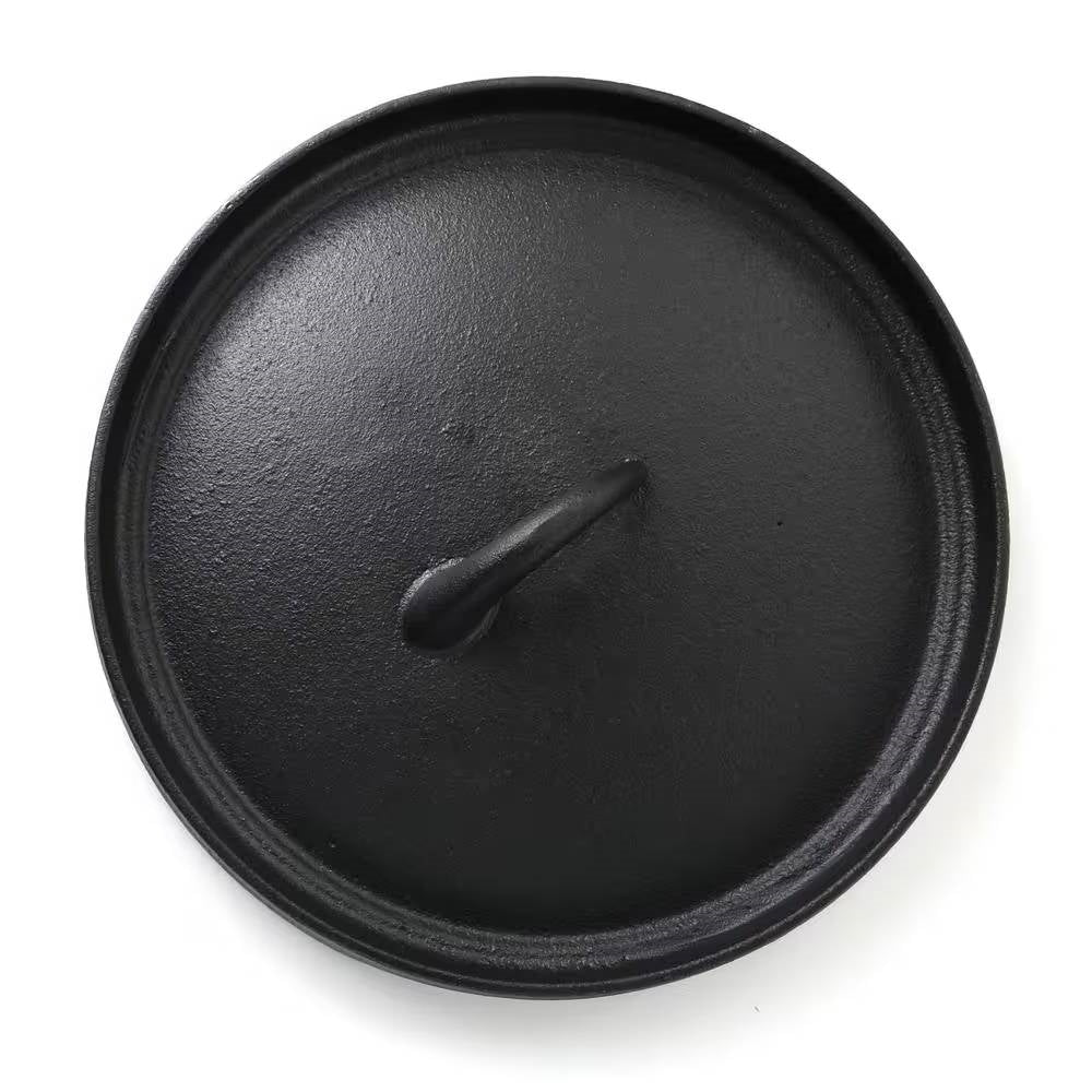 5-Piece Cast Iron Cookware Set with Dutch Oven Griddle and 2 Skillets - Image 5