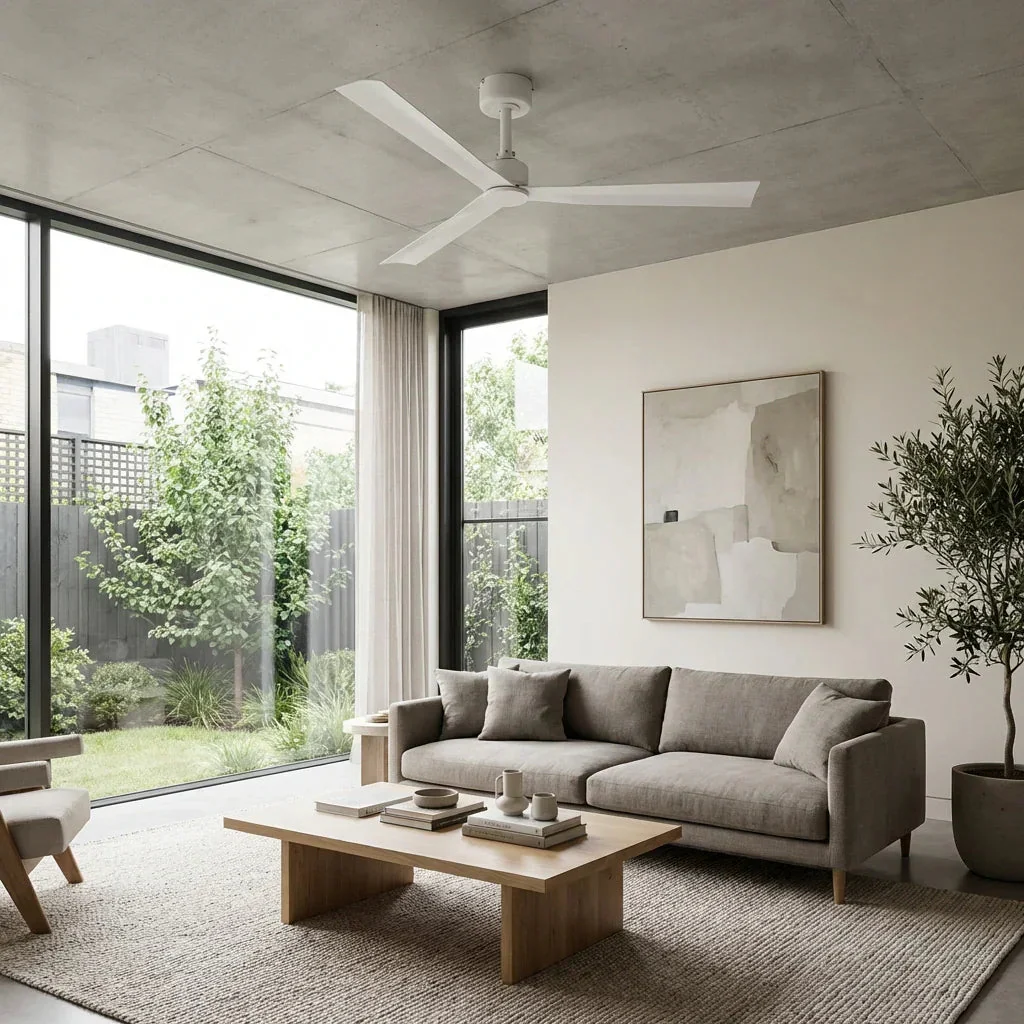 50 Inch Erica Modern Downrod Mount Ceiling Fan with Remote Control - Image 2