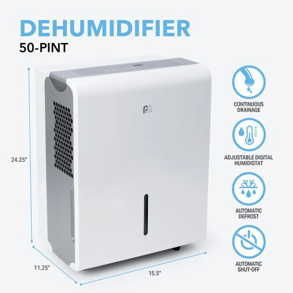 50 Pint Flat Panel Dehumidifier (R32) - Image 3