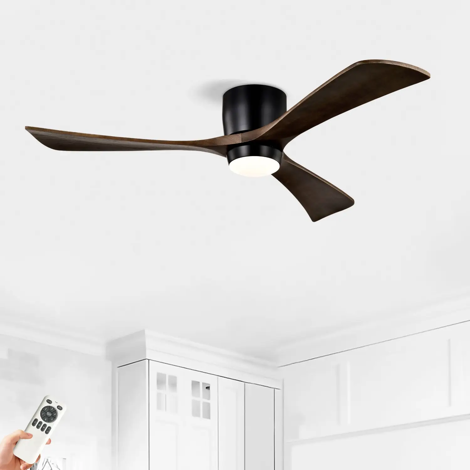 52" Ceiling Fan with Light for Bedroom, 3 Blades, Remote Control - Image 5