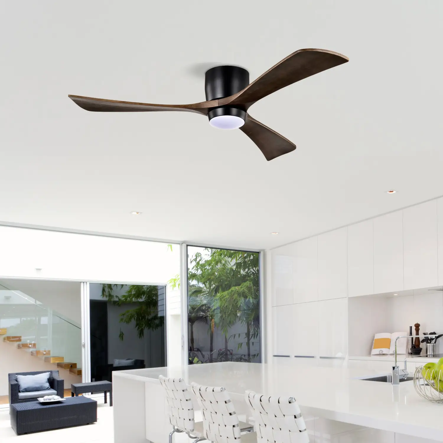 52" Ceiling Fan with Light for Bedroom, 3 Blades, Remote Control - Image 6
