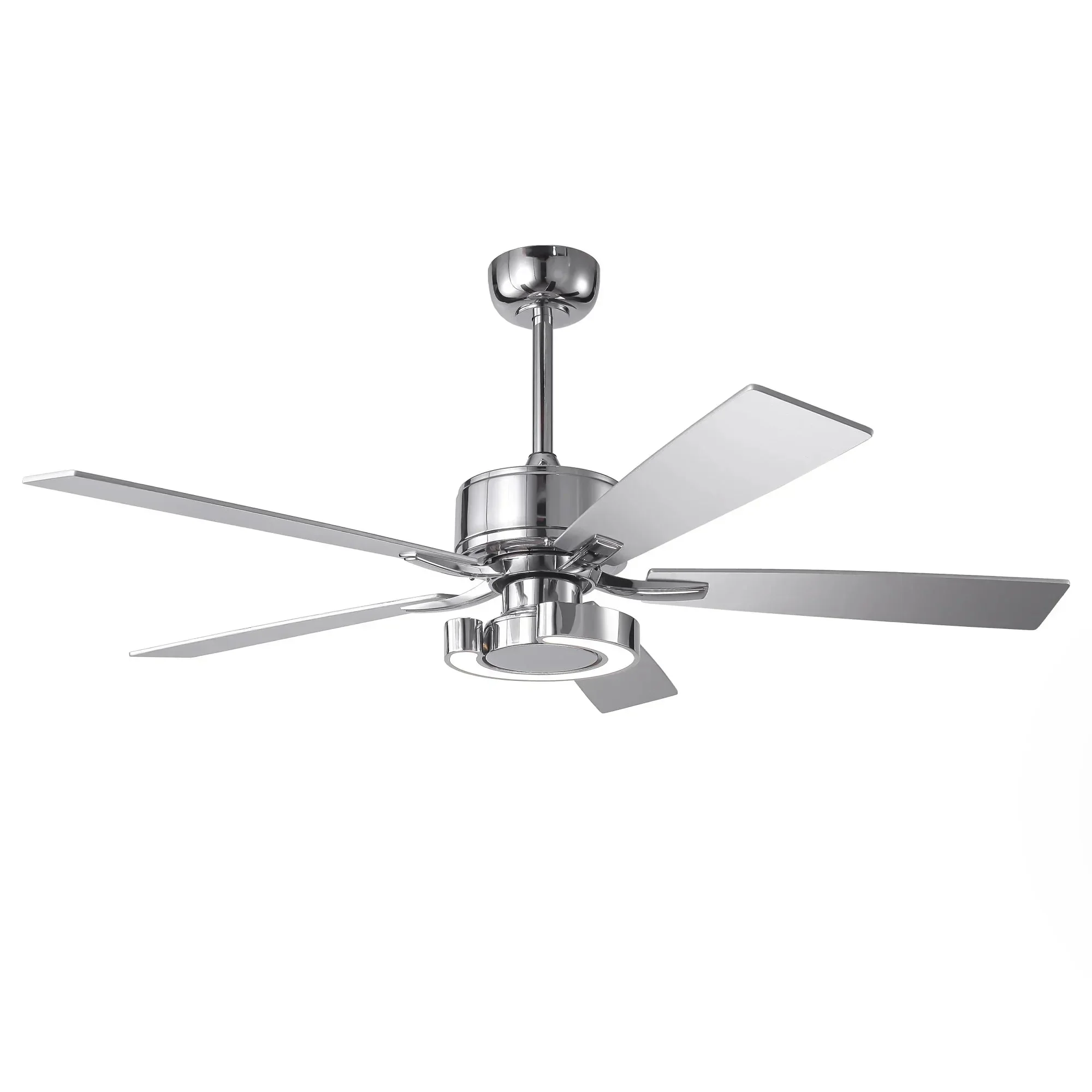 52 Inch Arlen Double-sided Blades Downrod Mount LED Ceiling Fan with Remote Control - Image 19
