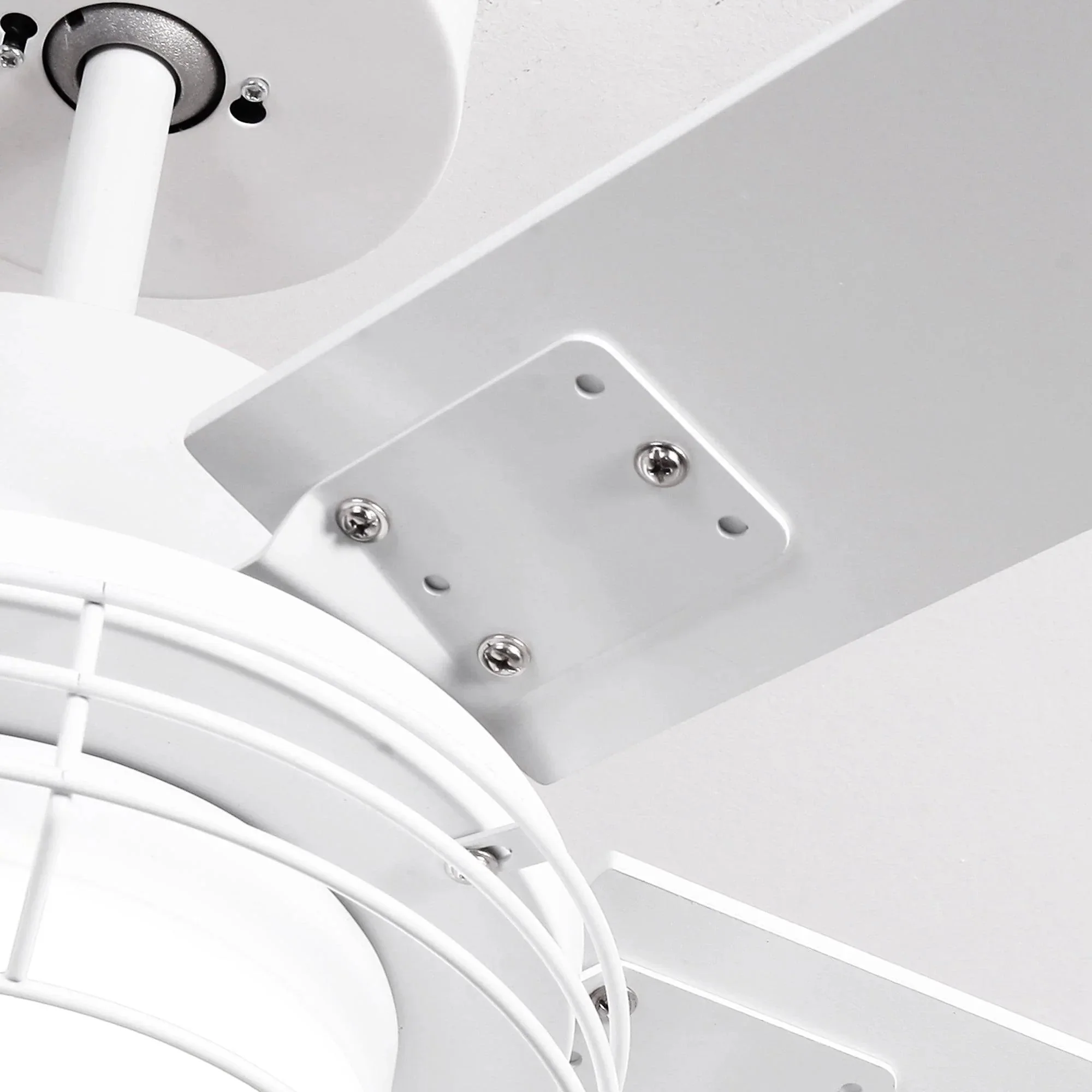 52 Inch Bernice DC Motor Industrial Downrod Ceiling Fan with LED Light and Remote Control - Image 20
