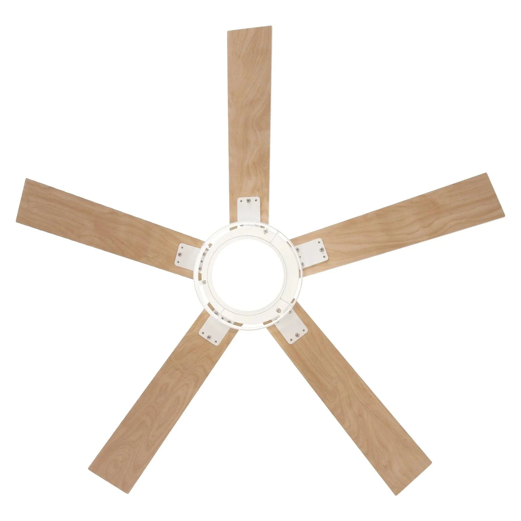 52 Inch Bernice DC Motor Industrial Downrod Ceiling Fan with LED Light and Remote Control - Image 30