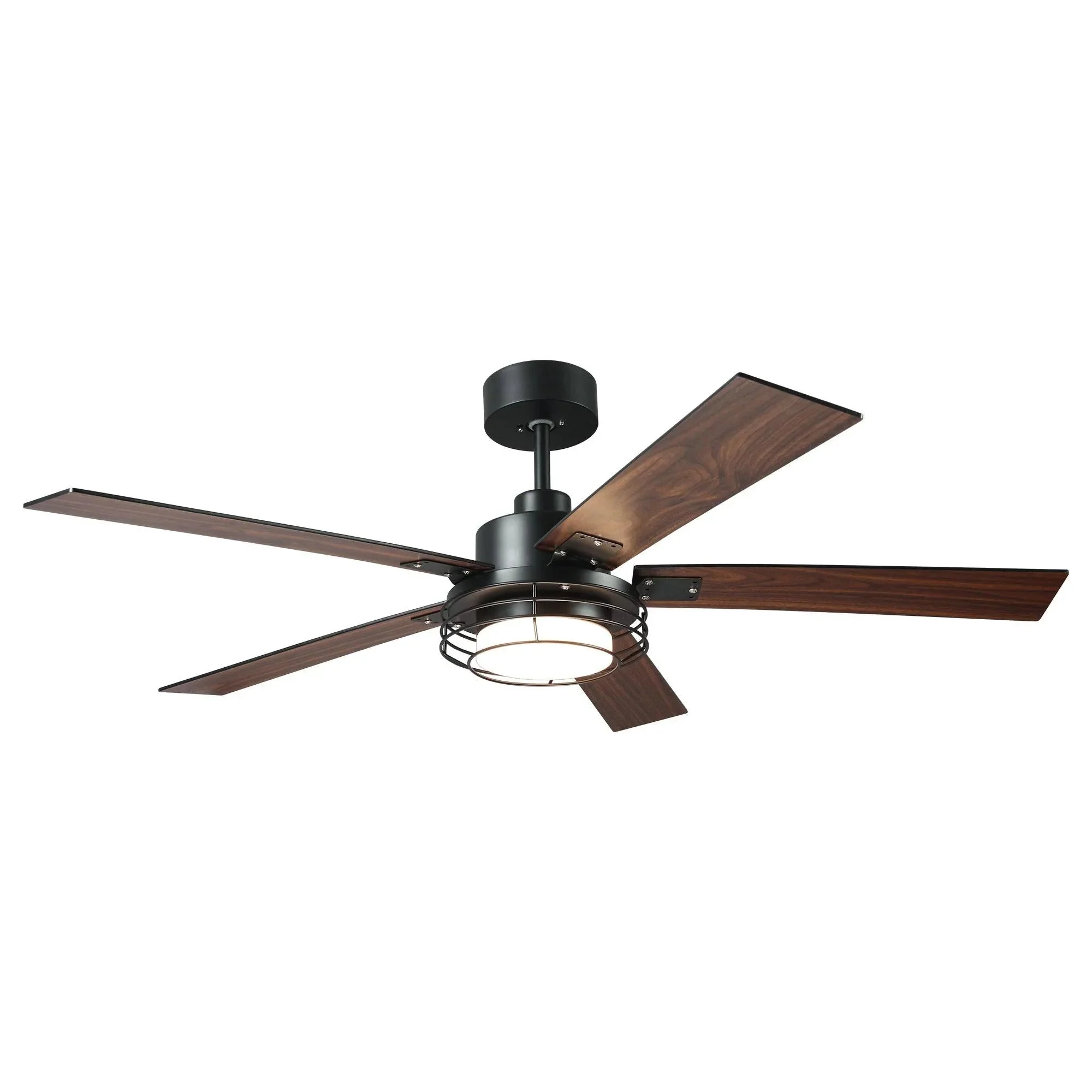 52 Inch Bernice DC Motor Industrial Downrod Ceiling Fan with LED Light and Remote Control - Image 40